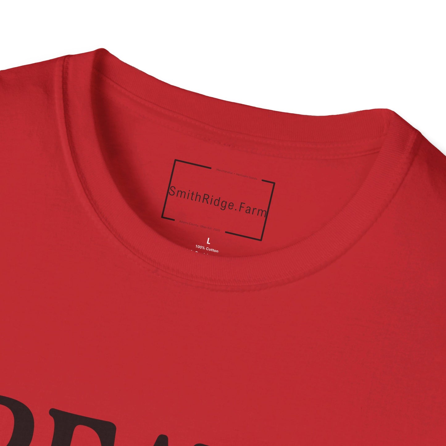 CREATED WITH A PURPOSE. Cotton, Short Sleeve, Crew Neck Tee.