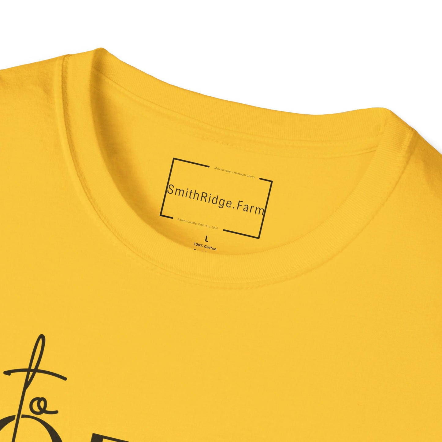 MADE TO WORSHIP PSALM 95:1. Cotton, Short Sleeve, Crew Neck Tee.