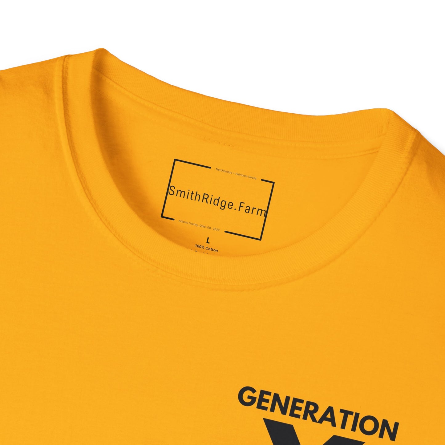 GEN X, THE FAFO CREW, Est 1979. Cotton, Short Sleeve, Crew Neck Tee in Light Colors.