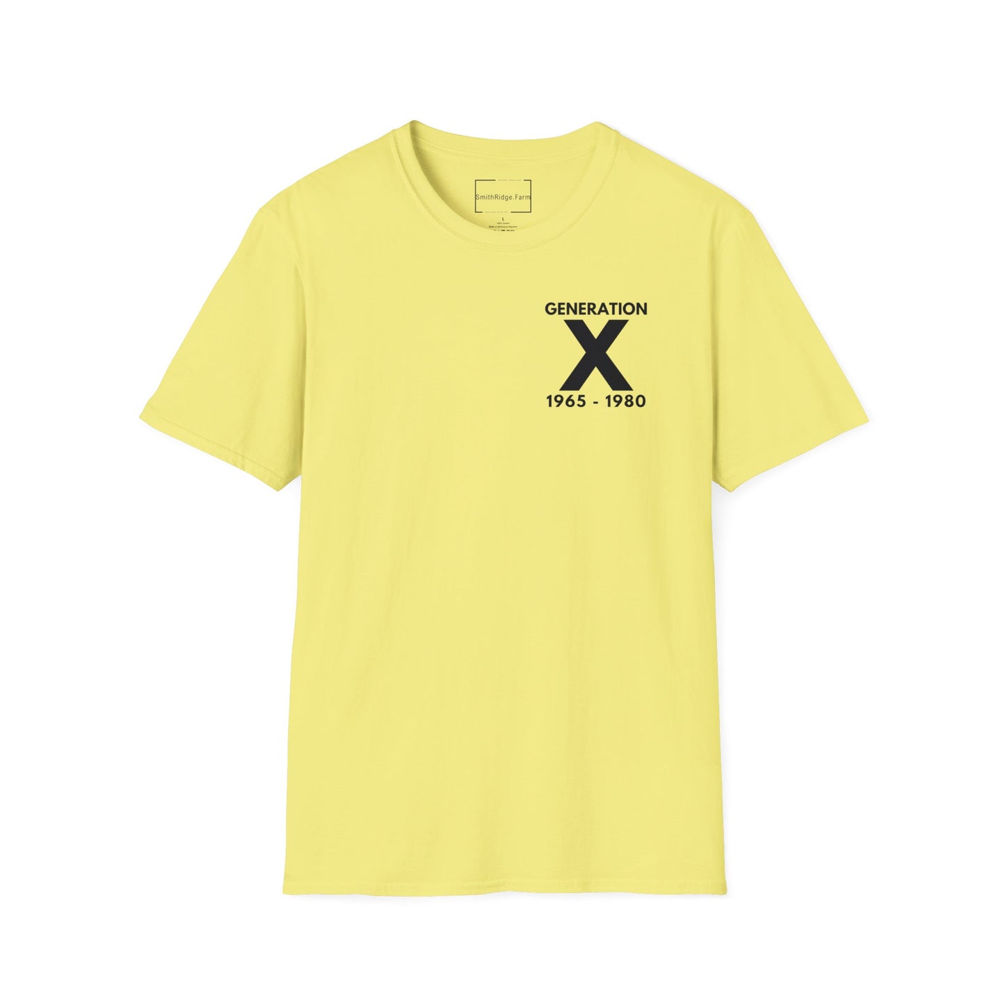 GEN X, THE FAFO CREW, Est 1971. Cotton, Short Sleeve, Crew Neck Tee in Light Colors.