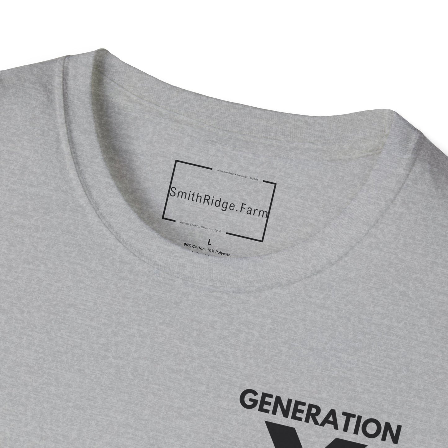 GEN X, THE FAFO CREW, Est 1967. Cotton, Short Sleeve, Crew Neck Tee in Light Colors.