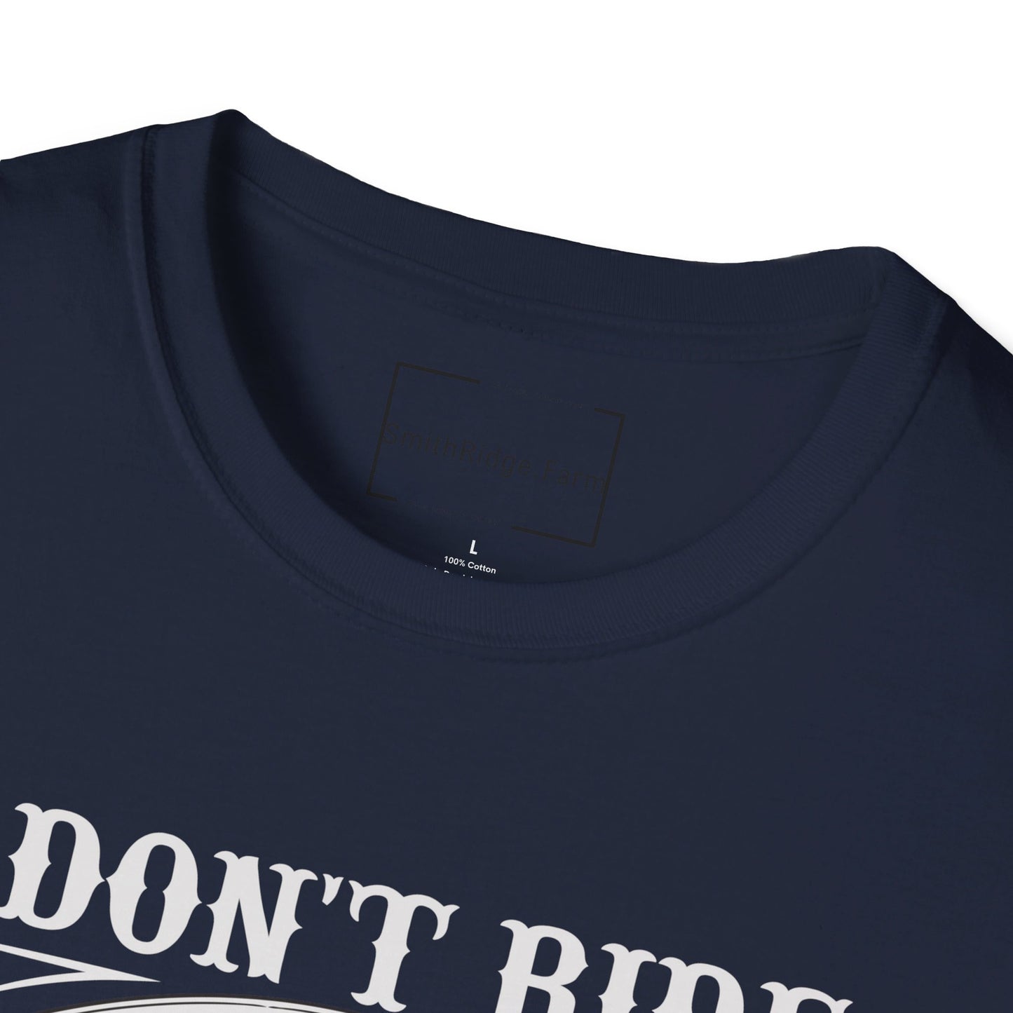 I DON'T RIDE MY OWN BIKE, BUT I DO RIDE MY OWN BIKER. MOTORCYCLE HUMOR. Cotton, Short Sleeve, Crew Neck Tee.