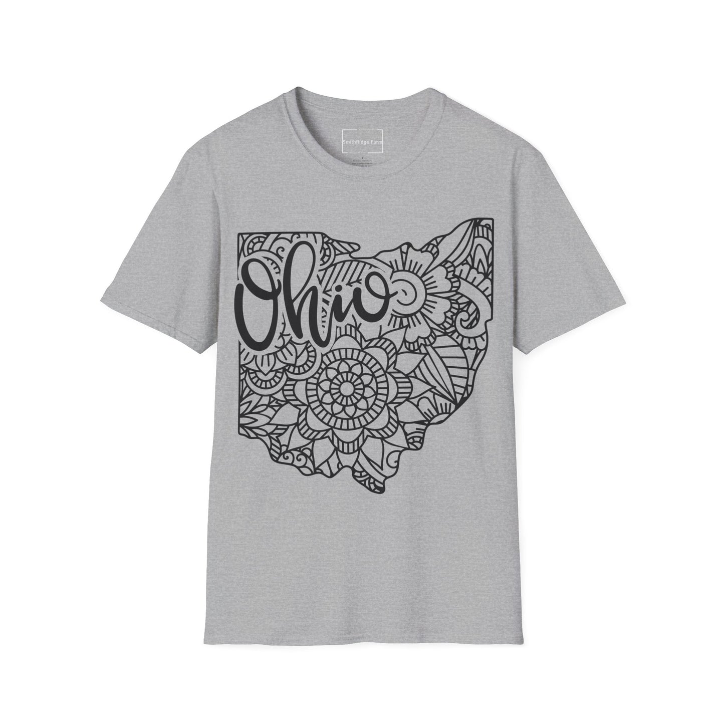 OHIO. Cotton, Short Sleeve, Crew Neck Tee.