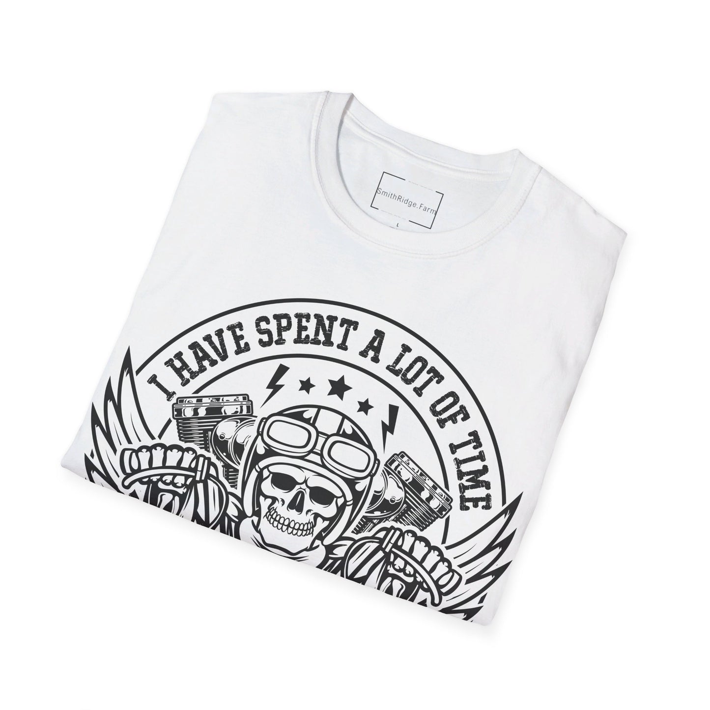 I HAVE SPENT A LOT OF TIME BEHIND BARS. Cotton, Short Sleeve, Crew Neck Tee.