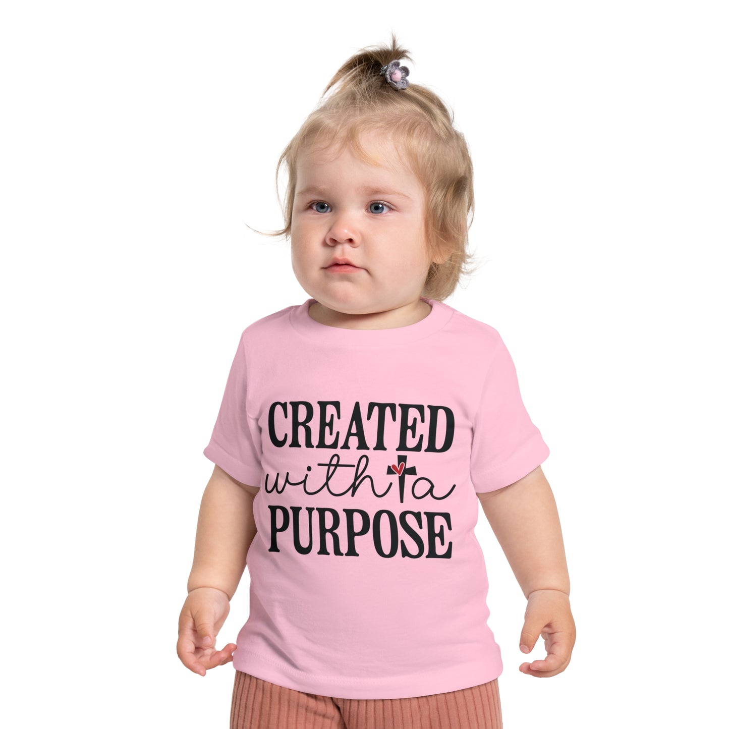 CREATED WITH A PURPOSE. Baby Short Sleeve T-Shirt