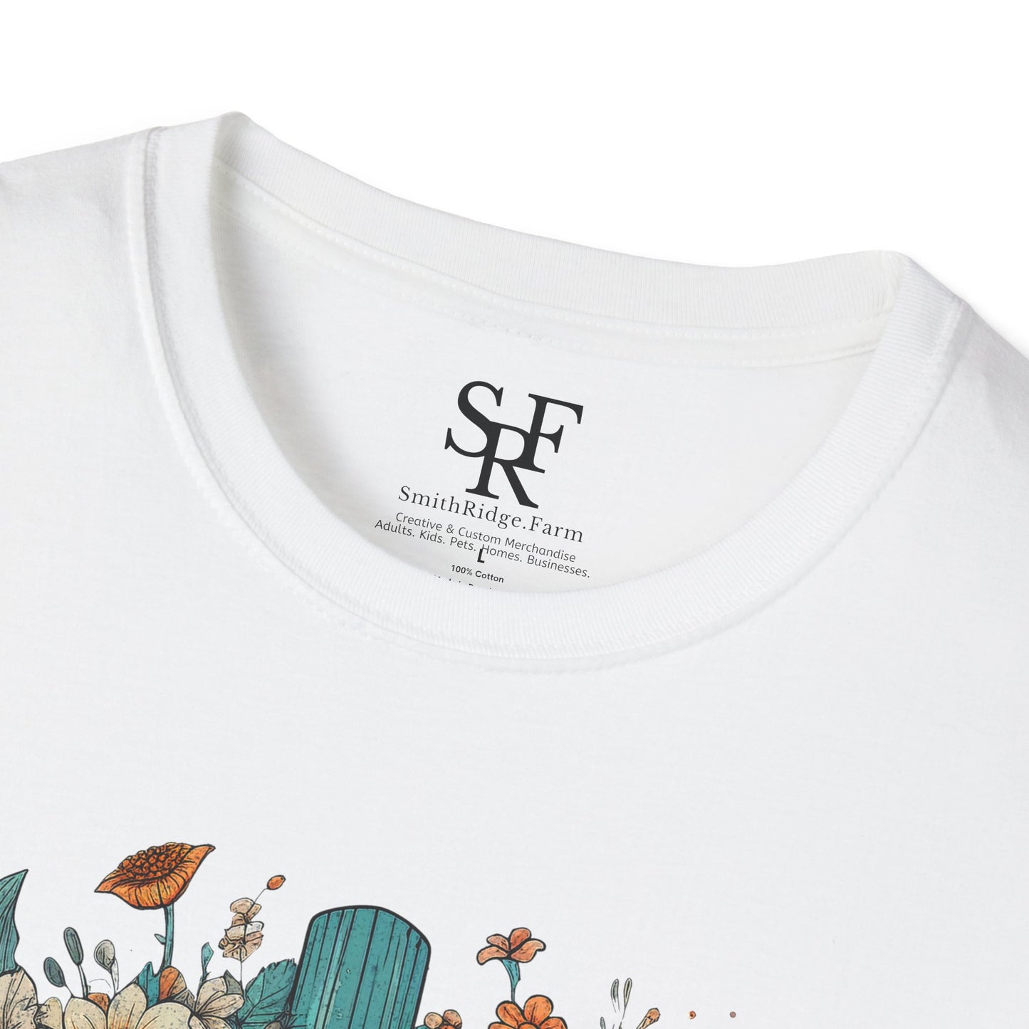 FAITH. Cotton, Short Sleeve, Crew Neck T-Shirt