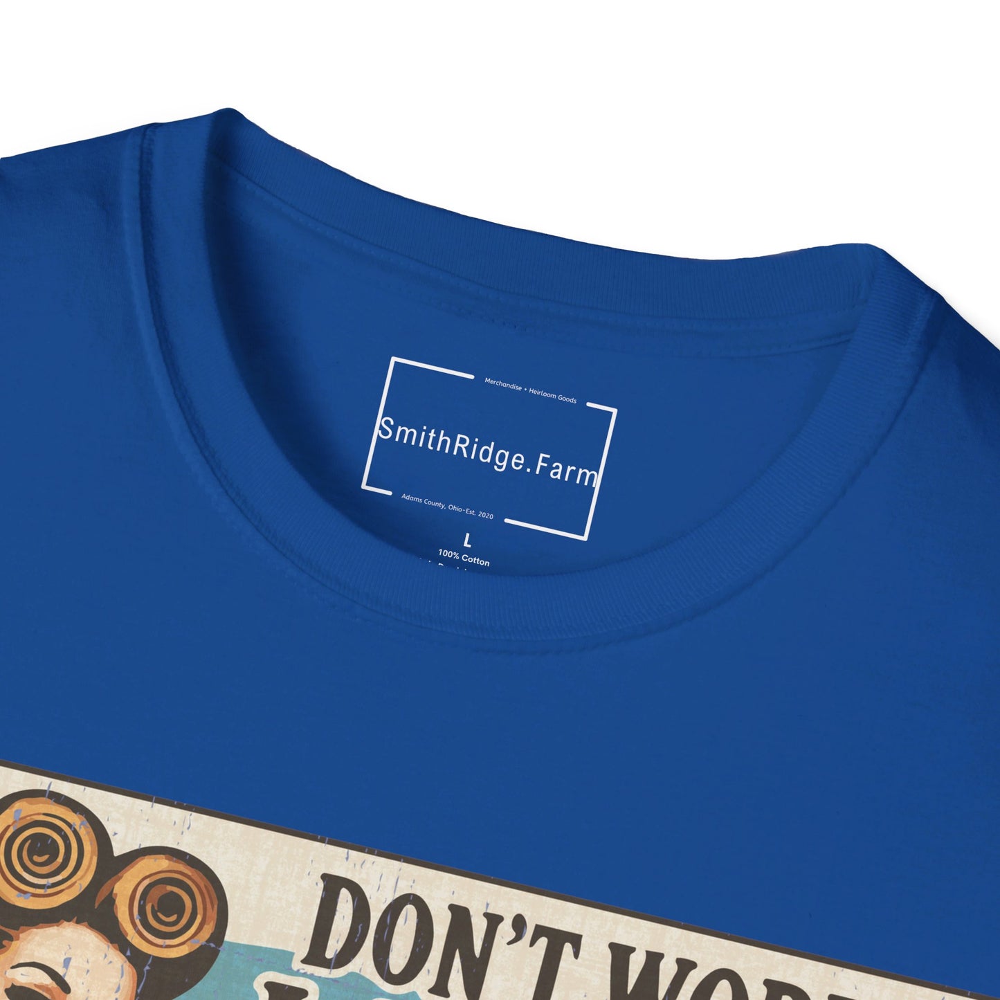 DON'T WORRY LAUNDRY, NOBODY'S DOING ME EITHER. Cotton, Short Sleeve, Crew Neck Tee.