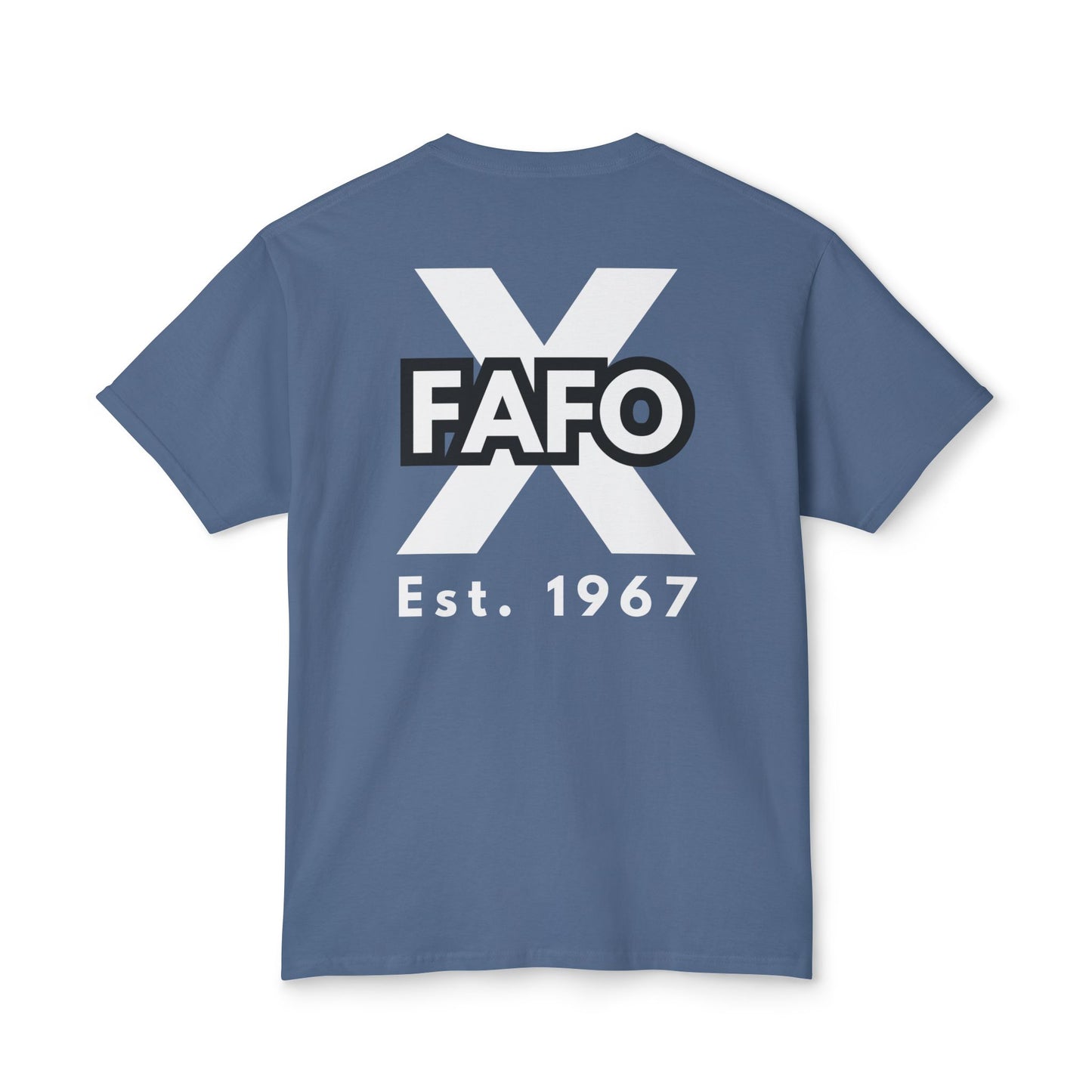 GEN X, The FAFO Crew, Est 1967, Unisex HD Cotton™ T-shirt, White Lettering