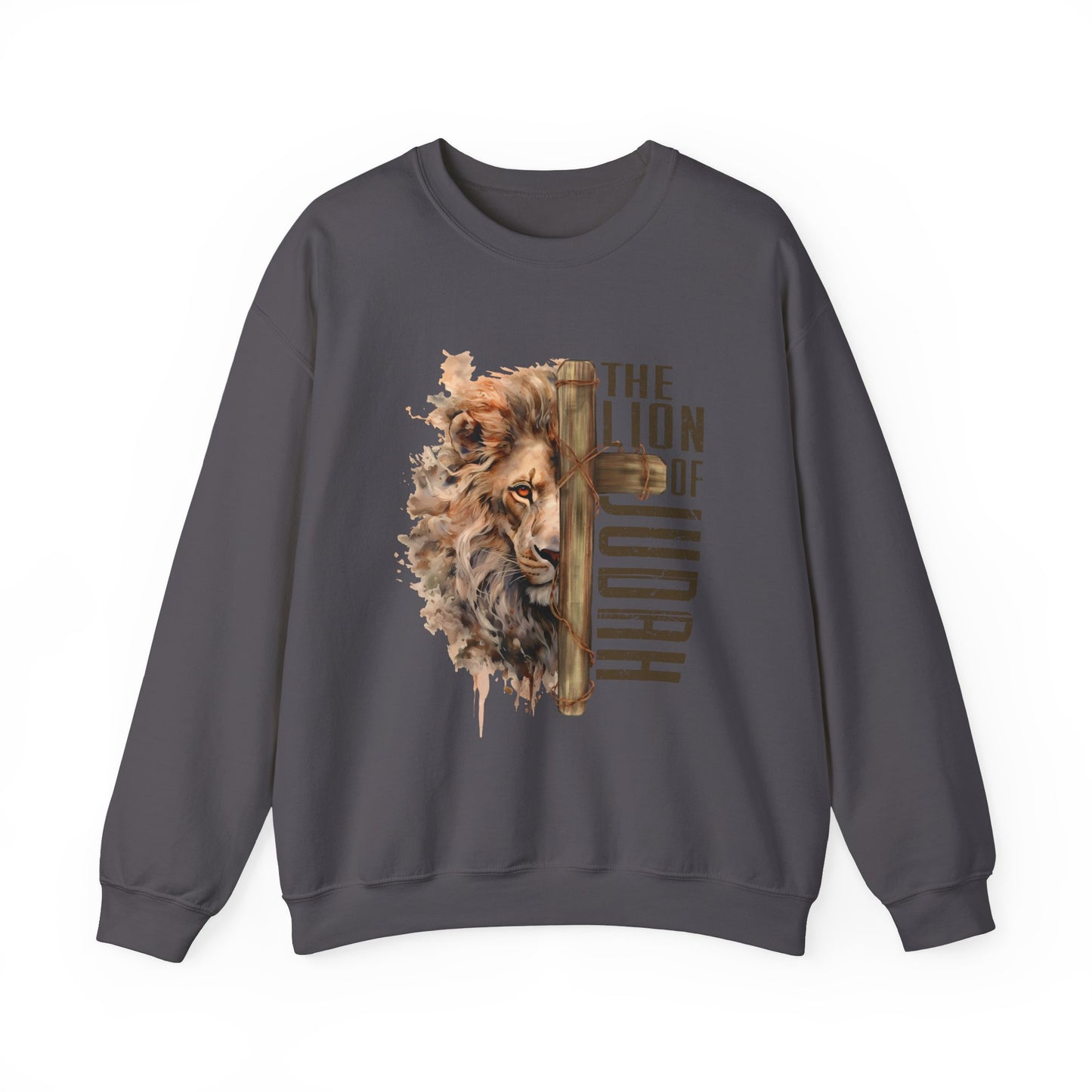 THE LION OF JUDAH. Unisex Heavy Blend Crewneck Sweatshirt.