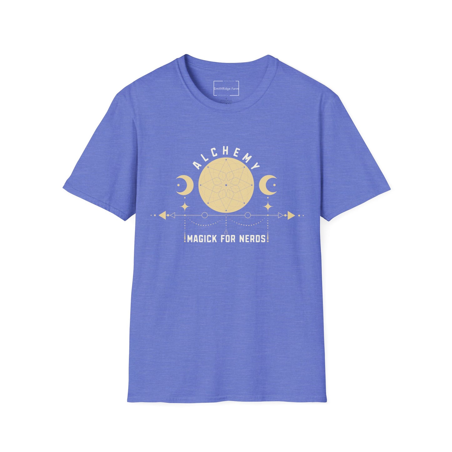 ALCHEMY MAGICK FOR NERDS. Cotton, Short Sleeve, Crew Neck Tee.