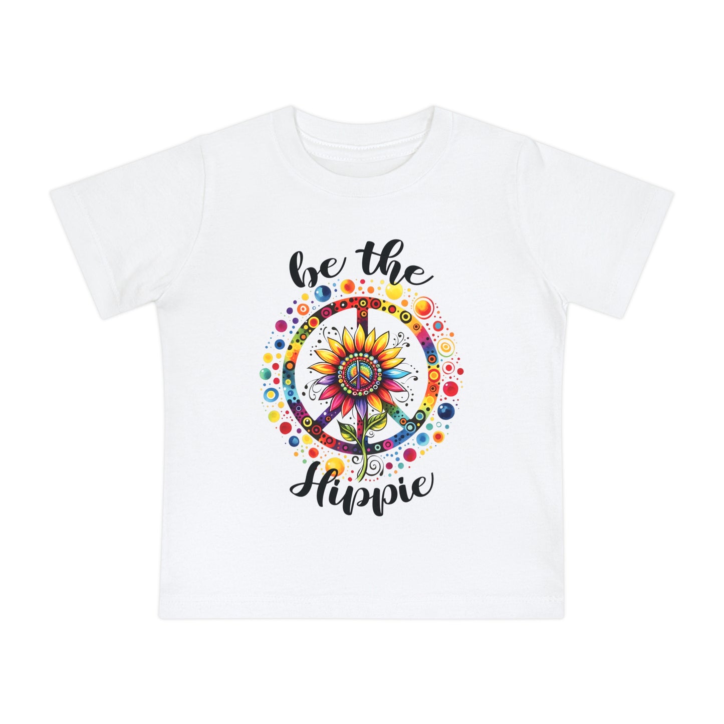 BE THE HIPPIE. Baby Short Sleeve T-Shirt