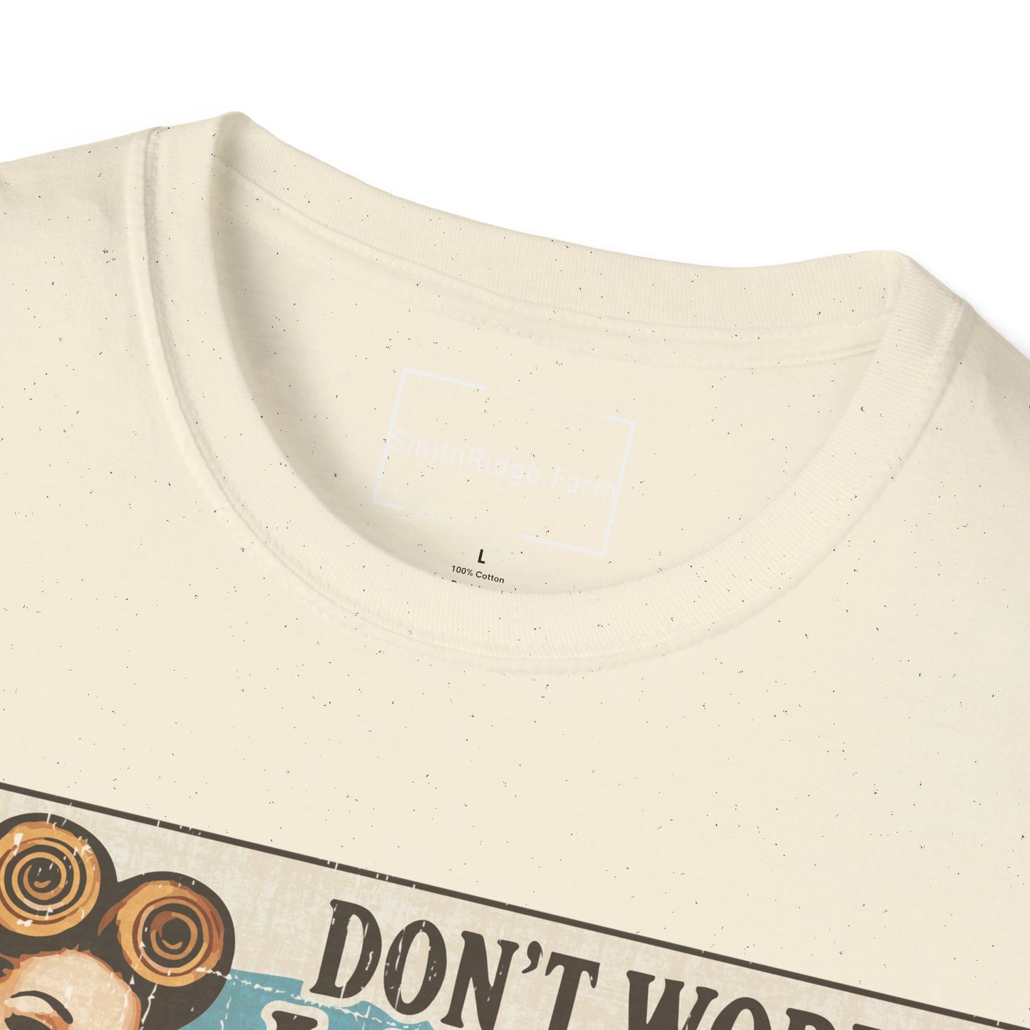 DON'T WORRY LAUNDRY, NOBODY'S DOING ME EITHER. Cotton, Short Sleeve, Crew Neck Tee.