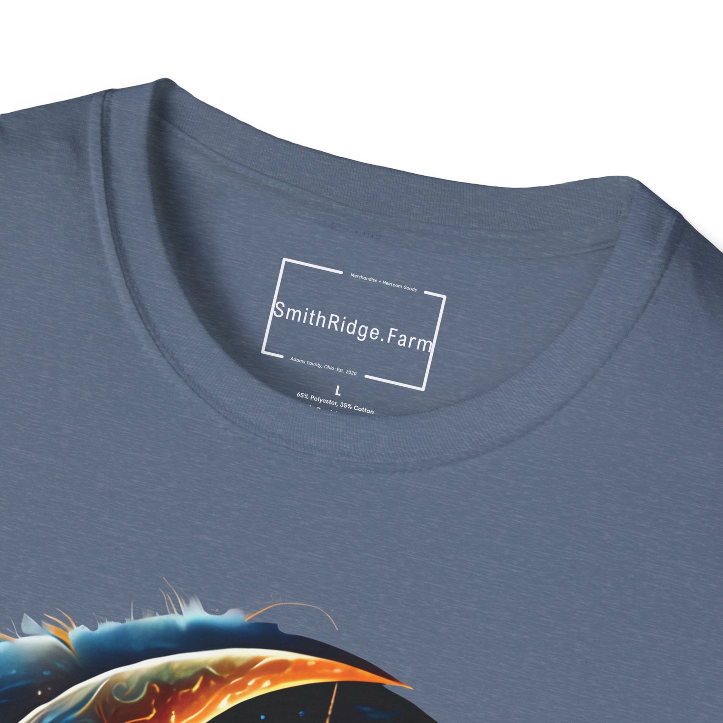 CELESTIAL, MYSTICAL MOON. Cotton, Short Sleeve, Crew Neck Tee
