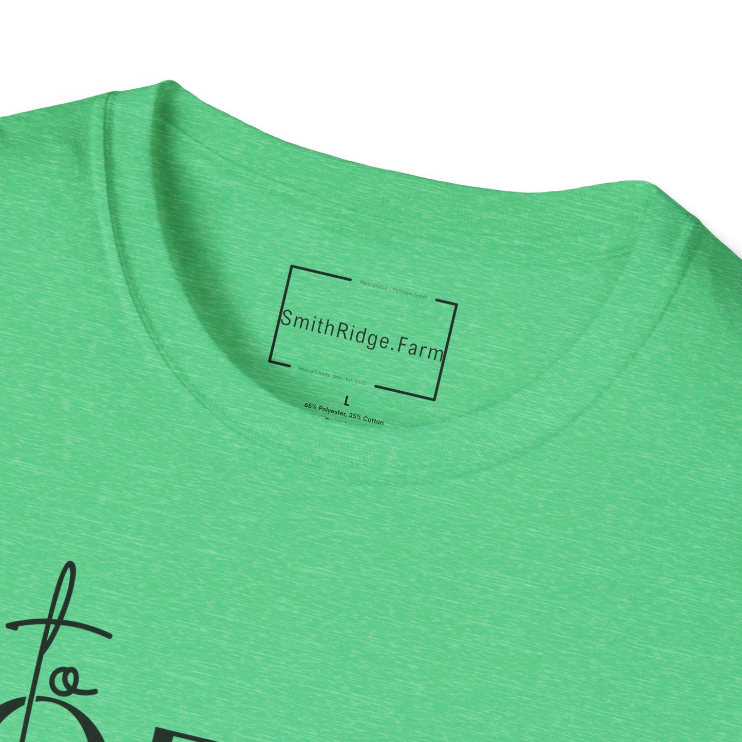 MADE TO WORSHIP PSALM 95:1. Cotton, Short Sleeve, Crew Neck Tee.