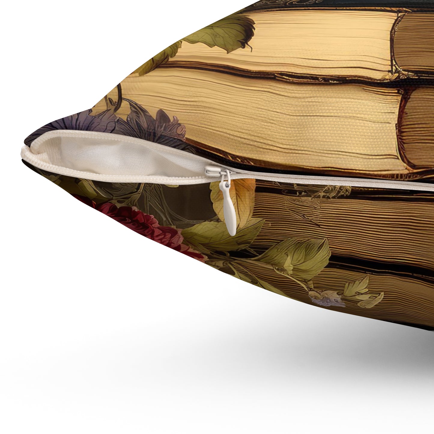 I love books. Book enthusiasts throw pillow in four sizes. Shop SmithRidge.farm for our #justforfun collection.