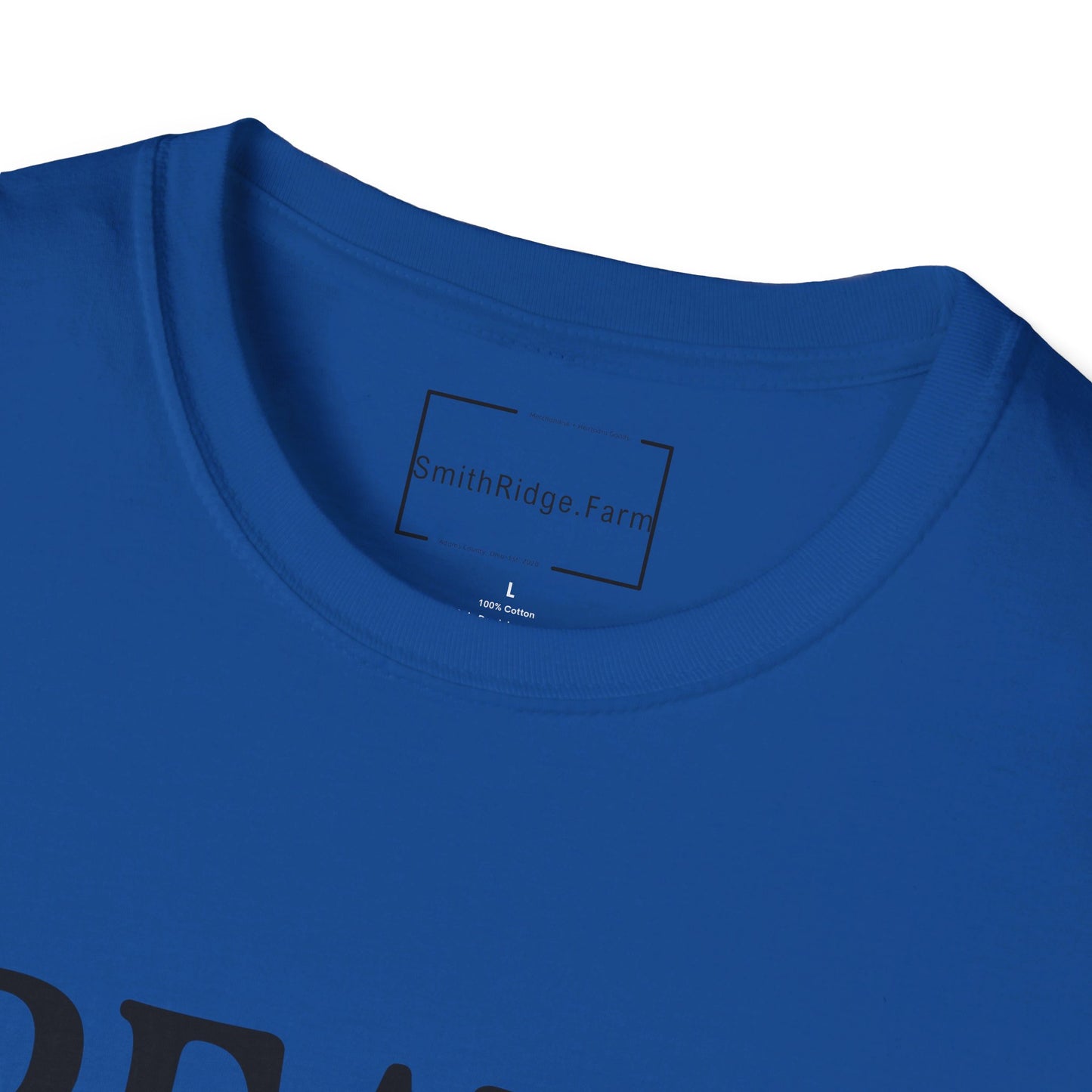 CREATED WITH A PURPOSE. Cotton, Short Sleeve, Crew Neck Tee.