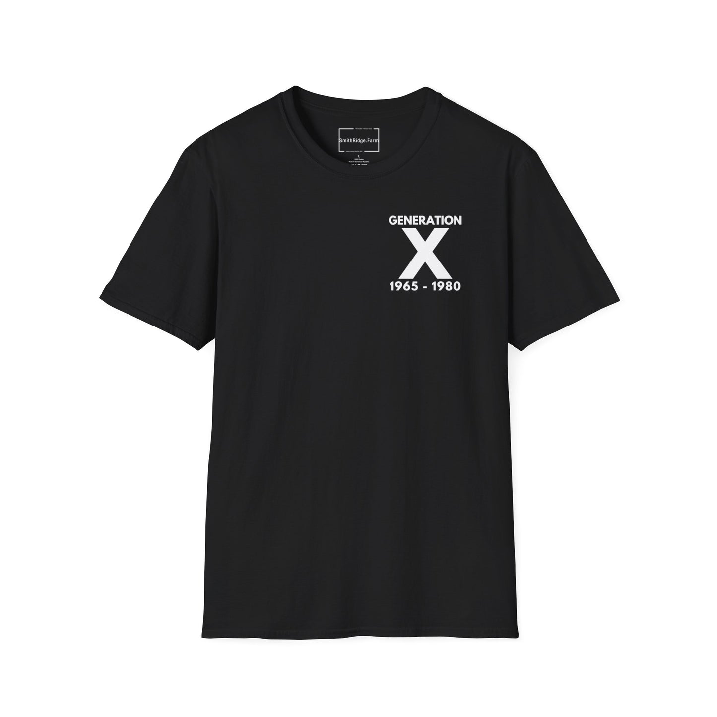 GEN X, THE FAFO CREW, Est 1970. Cotton, Short Sleeve, Crew Neck Tee in Dark Colors.