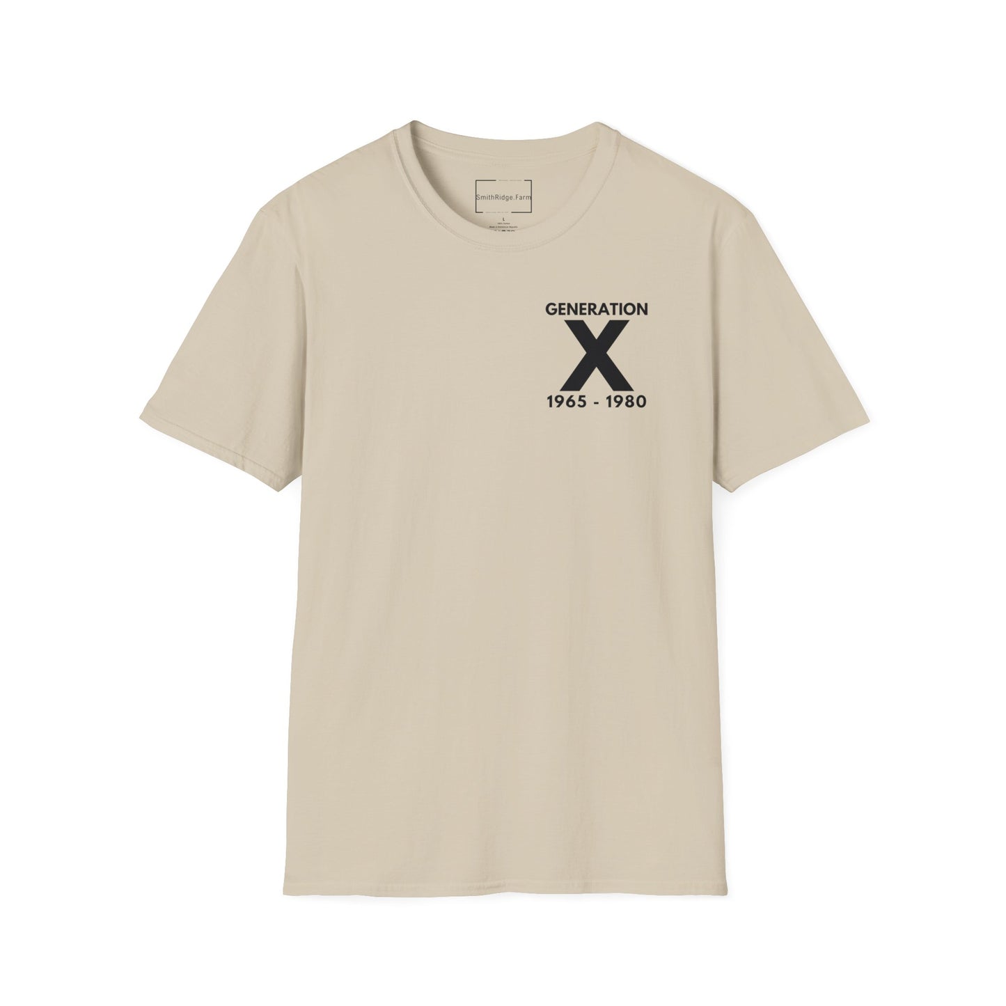 GEN X, THE FAFO CREW, Est 1975. Cotton, Short Sleeve, Crew Neck Tee in Light Colors.