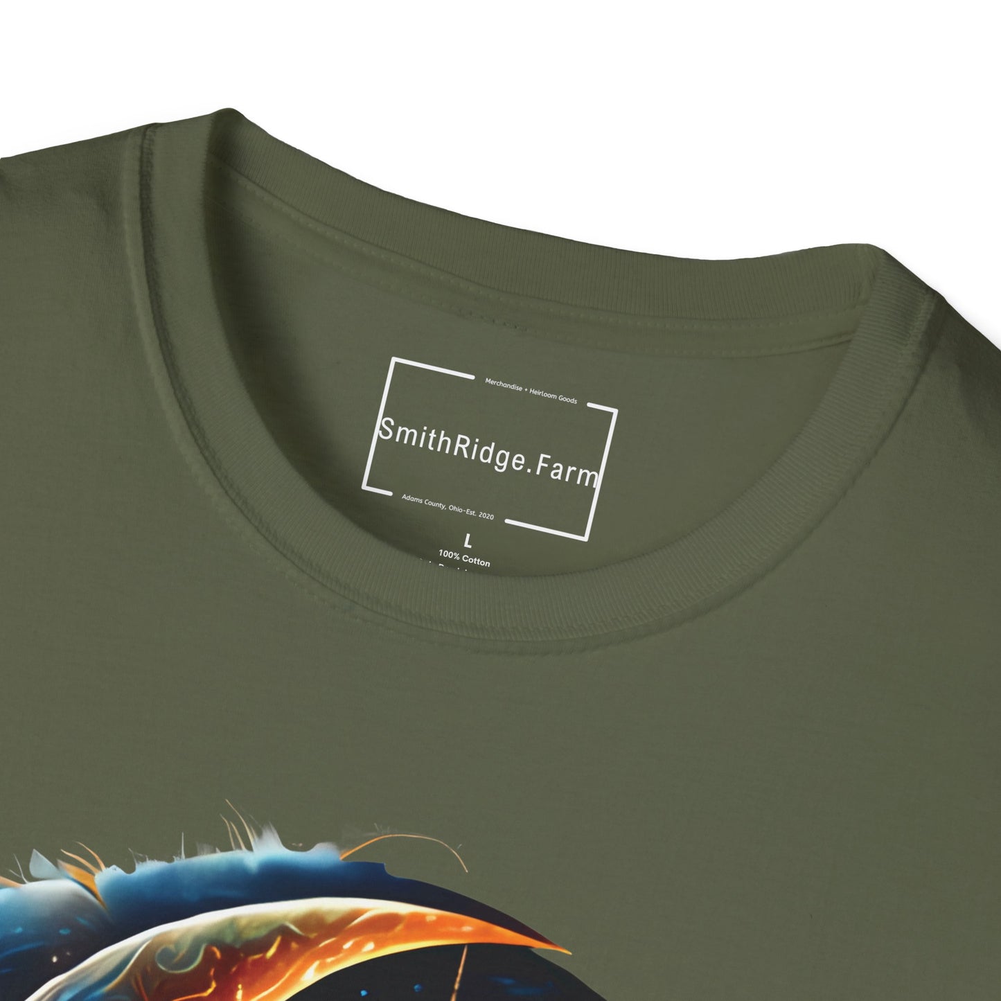 CELESTIAL, MYSTICAL MOON. Cotton, Short Sleeve, Crew Neck Tee