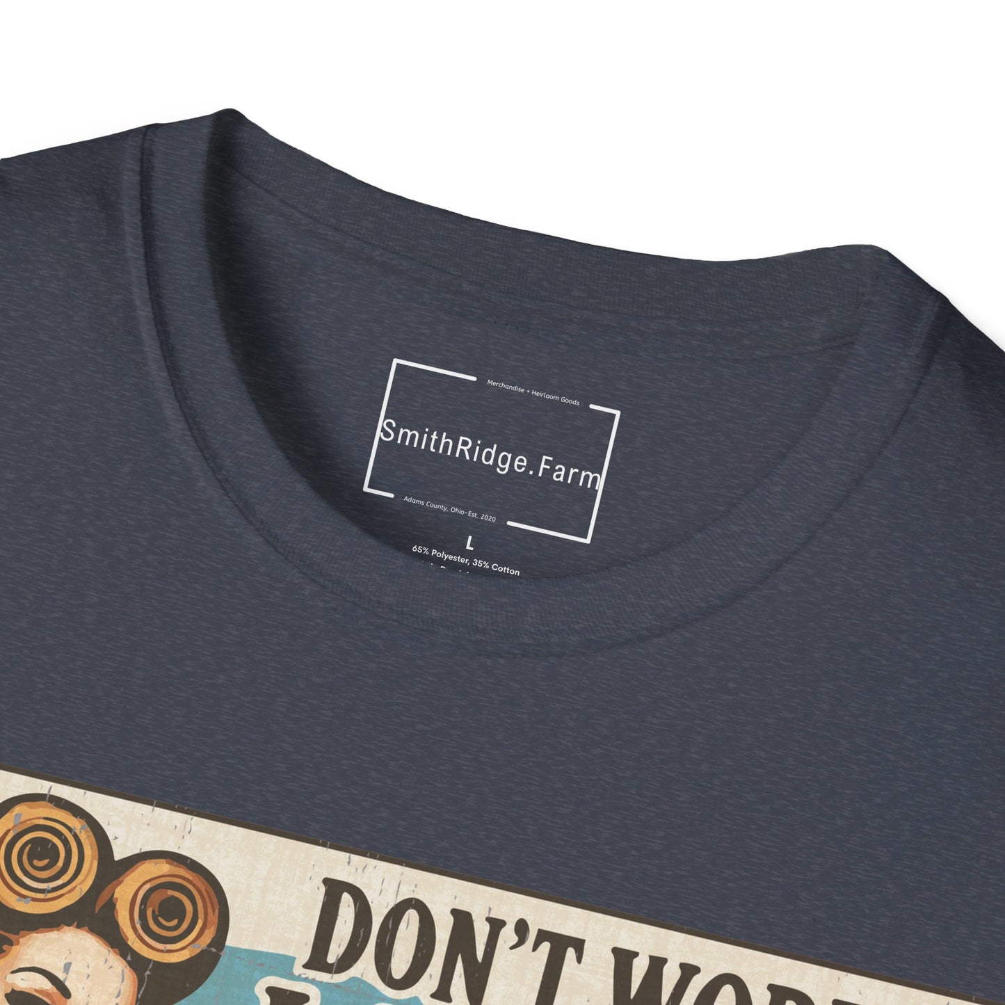 DON'T WORRY LAUNDRY, NOBODY'S DOING ME EITHER. Cotton, Short Sleeve, Crew Neck Tee.