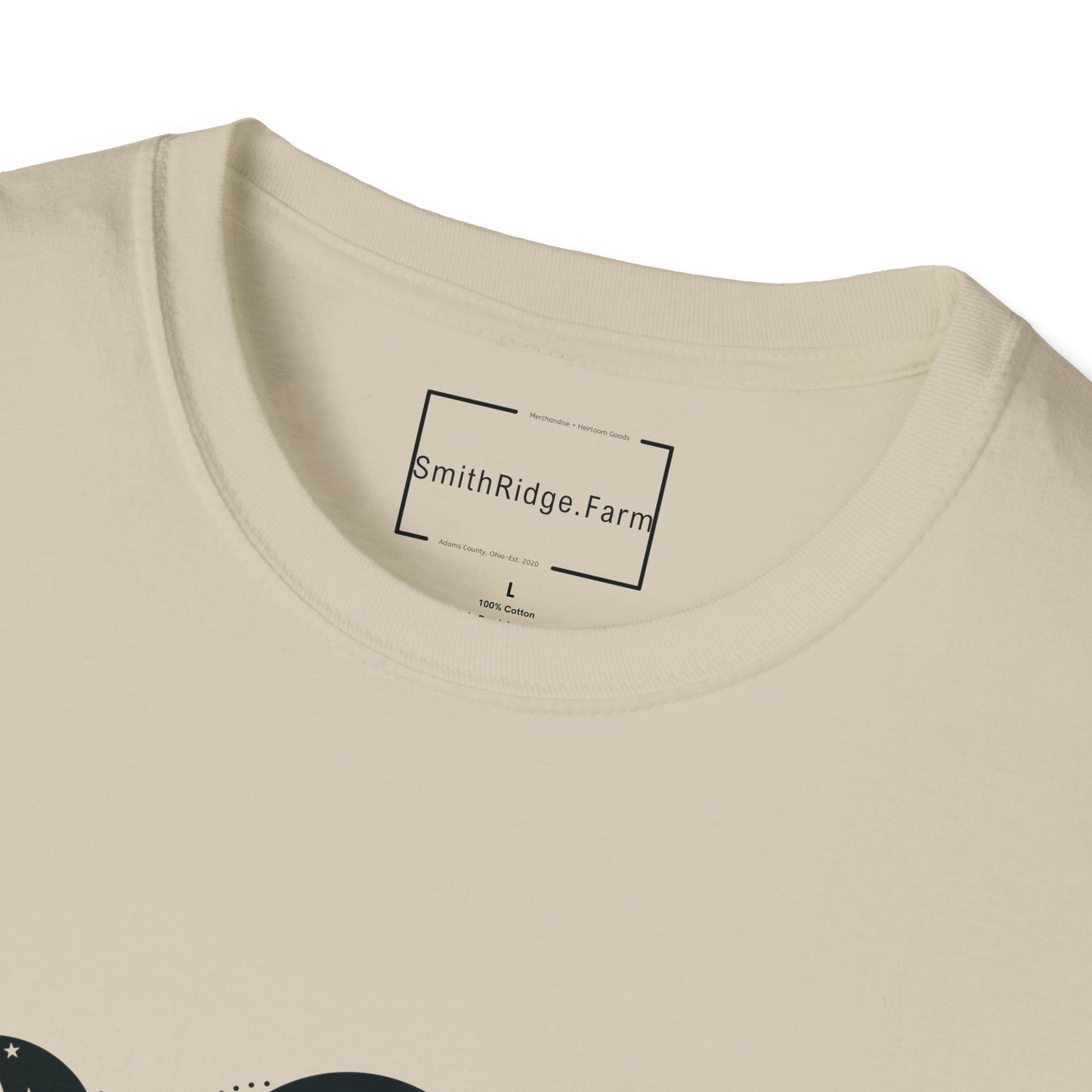 MYSTIC MOON, CELESTIAL MOON PHASE. Cotton, Short Sleeve, Crew Neck Tee