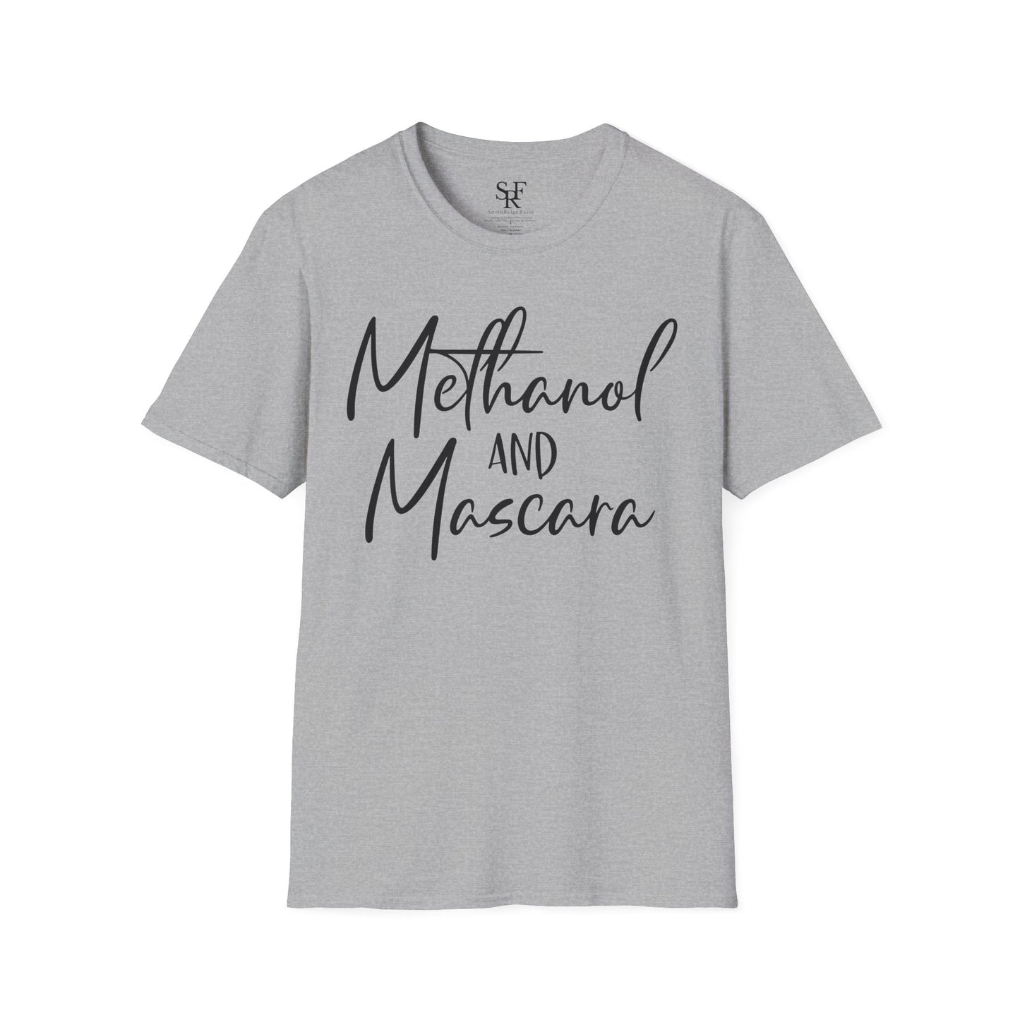 METHANOL AND MASCARA. Cotton, Short Sleeve, Crew Neck T-Shirt