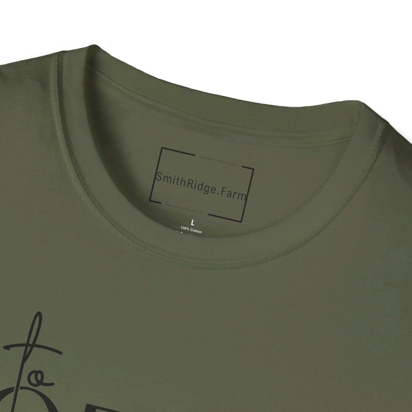 MADE TO WORSHIP PSALM 95:1. Cotton, Short Sleeve, Crew Neck Tee.