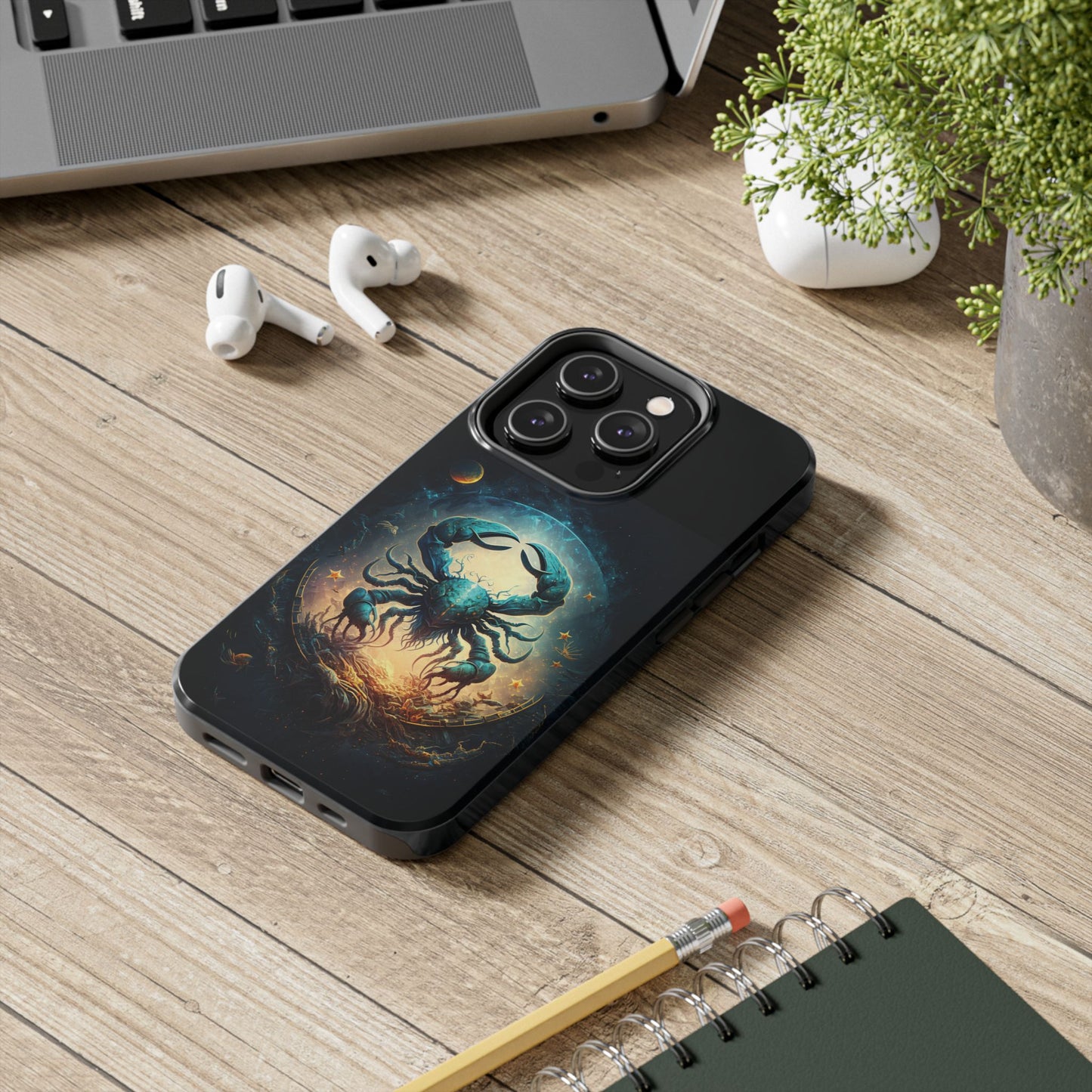 CANCER ZODIAC SIGN. CONSTELLATION LOVERS. Tough Phone Case.