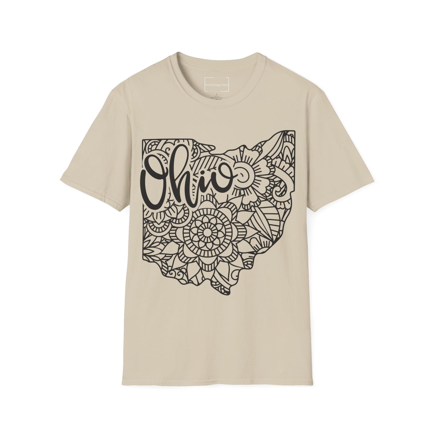 OHIO. Cotton, Short Sleeve, Crew Neck Tee.