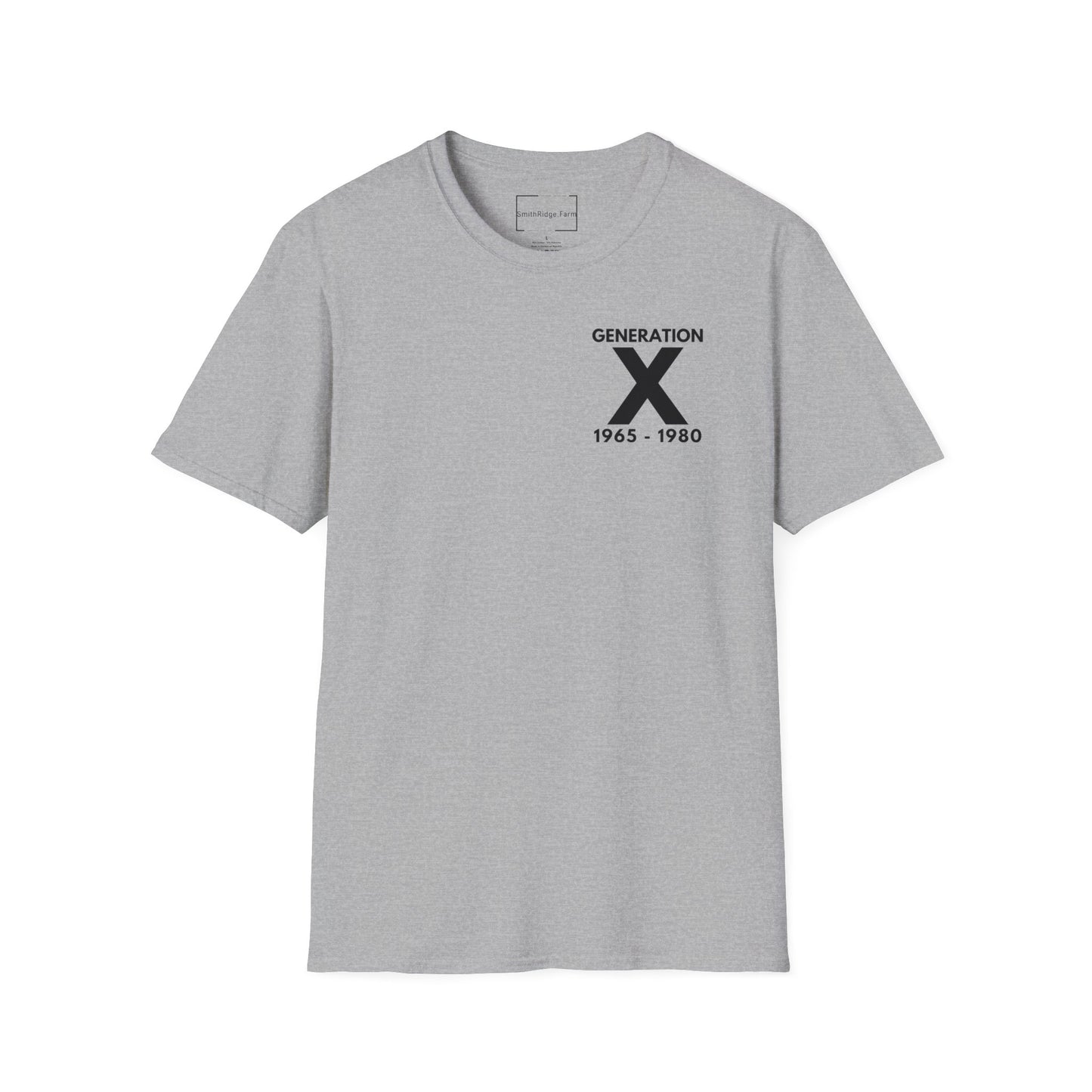 GEN X, THE FAFO CREW, Est 1975. Cotton, Short Sleeve, Crew Neck Tee in Light Colors.