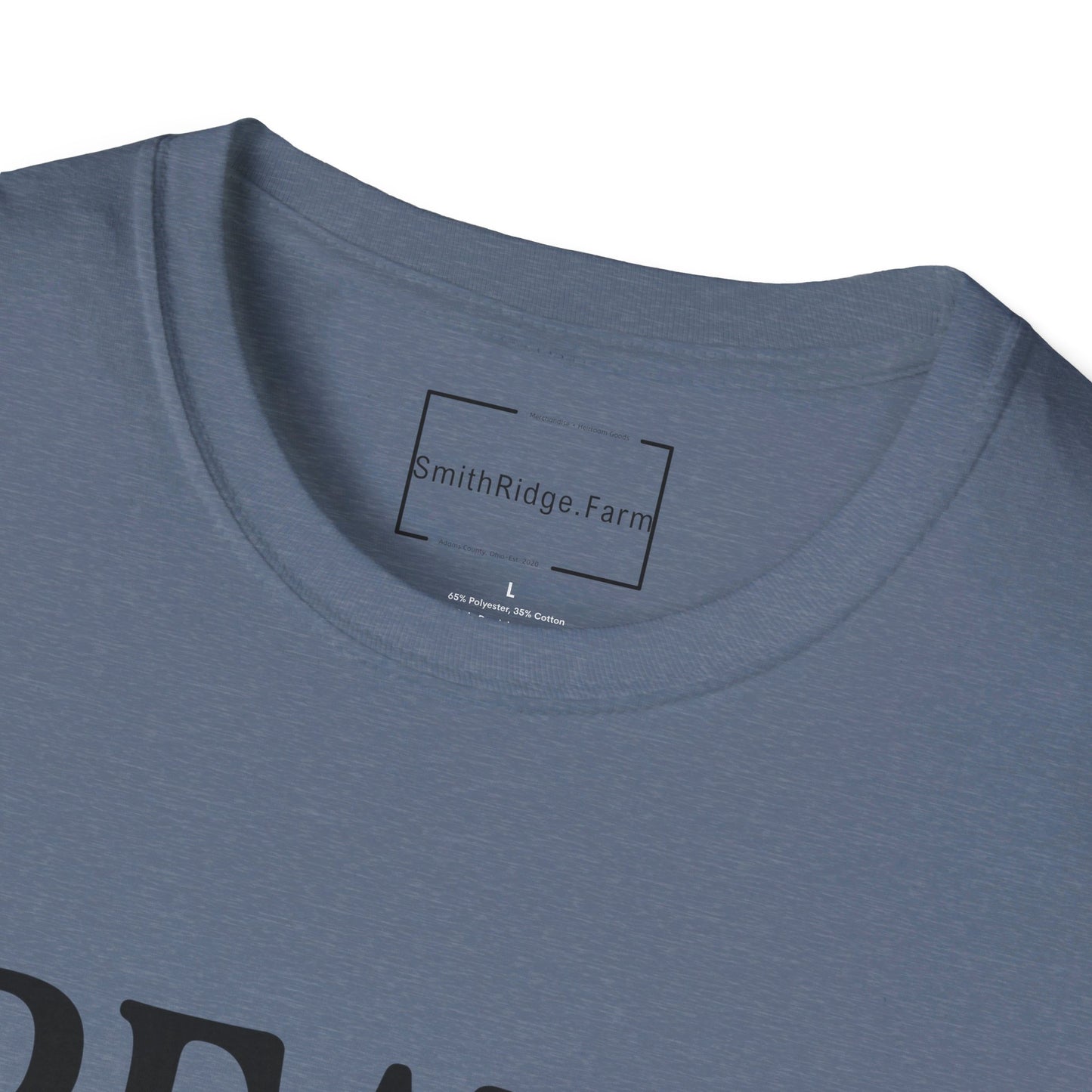 CREATED WITH A PURPOSE. Cotton, Short Sleeve, Crew Neck Tee.