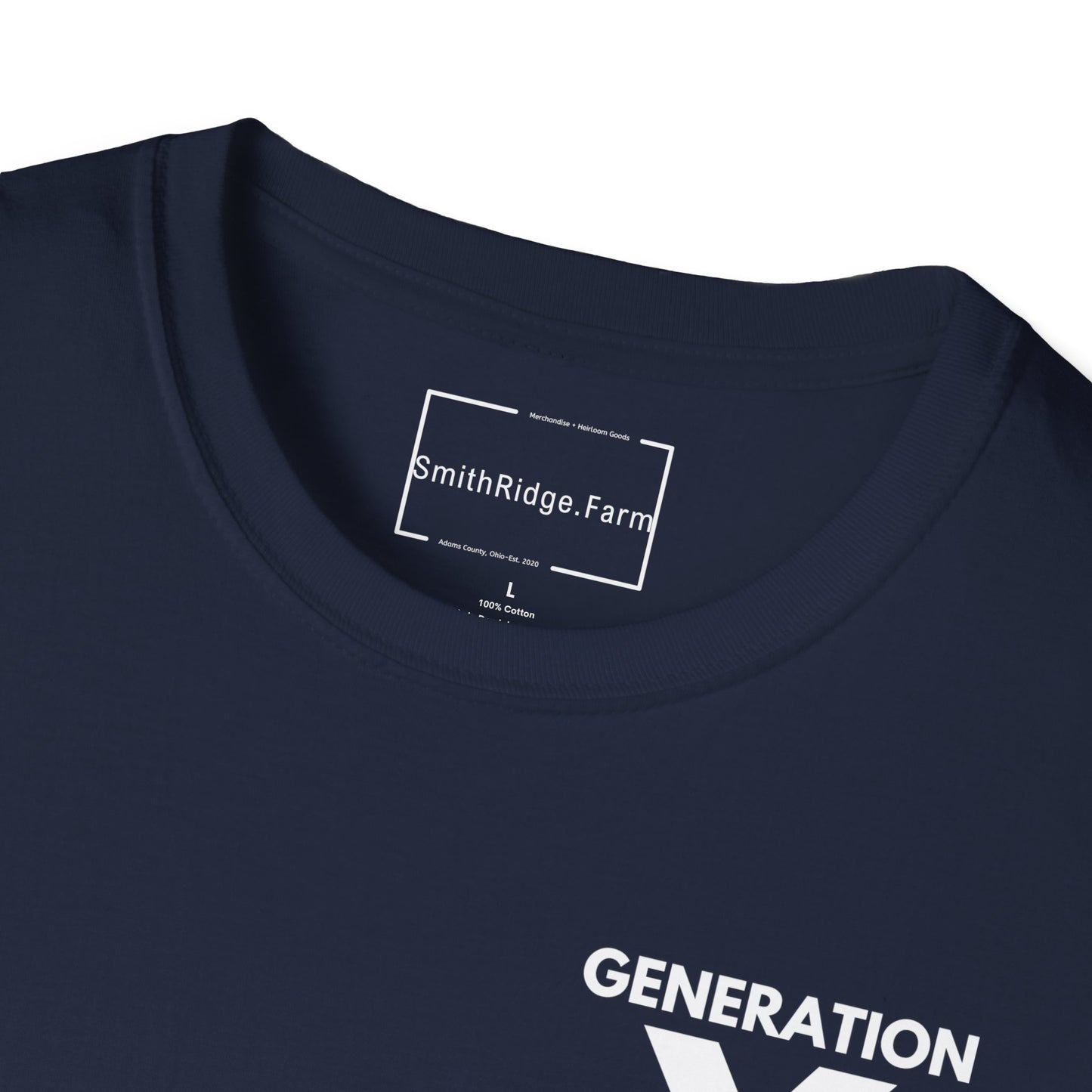 GEN X, THE FAFO CREW, Est 1975. Cotton, Short Sleeve, Crew Neck Tee in Dark Colors.