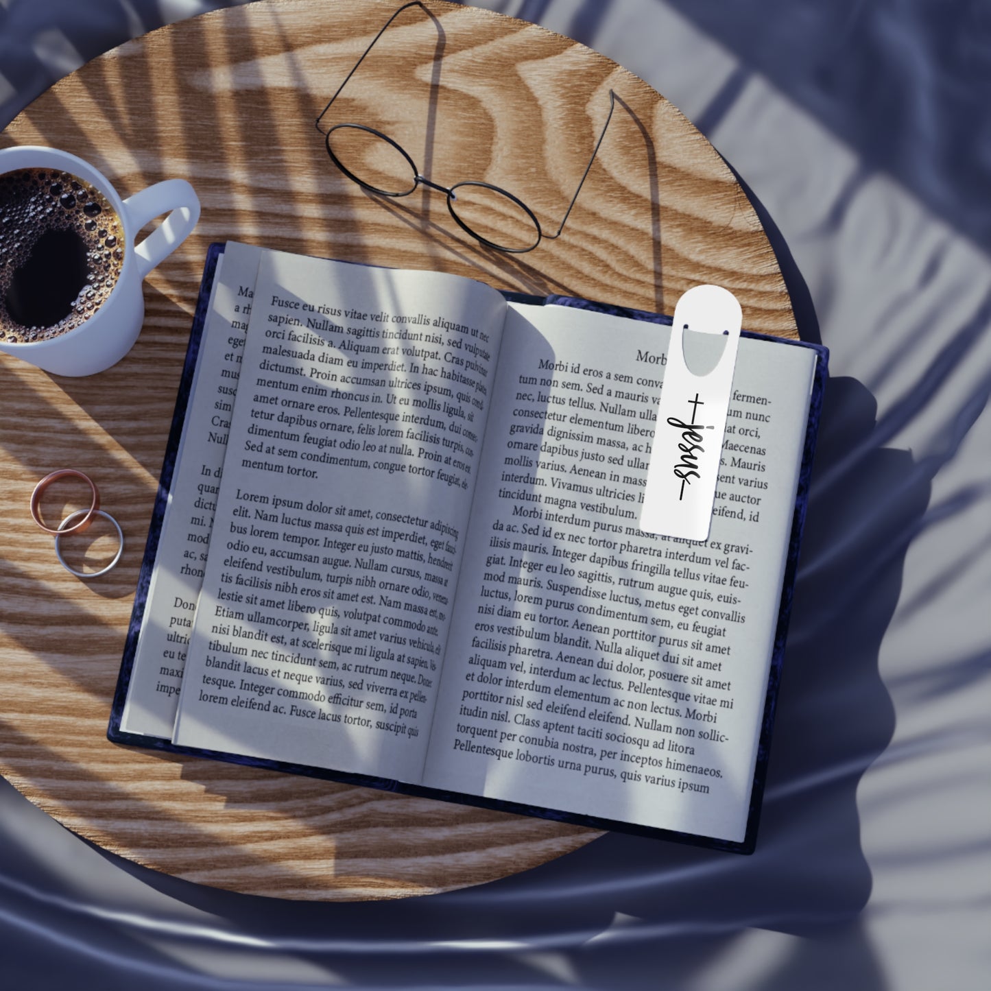 Jesus bookmark that allows you to hold your place while reading scripture, a devotional, or your other literary favorite. Shop SmithRidge.farm.