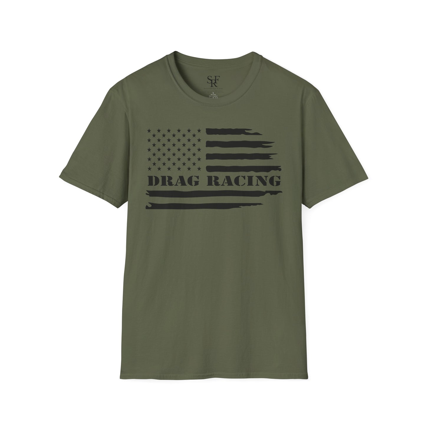FOR THE LOVE OF DRAG RACING. Cotton, Short Sleeve, Crew Neck T-Shirt