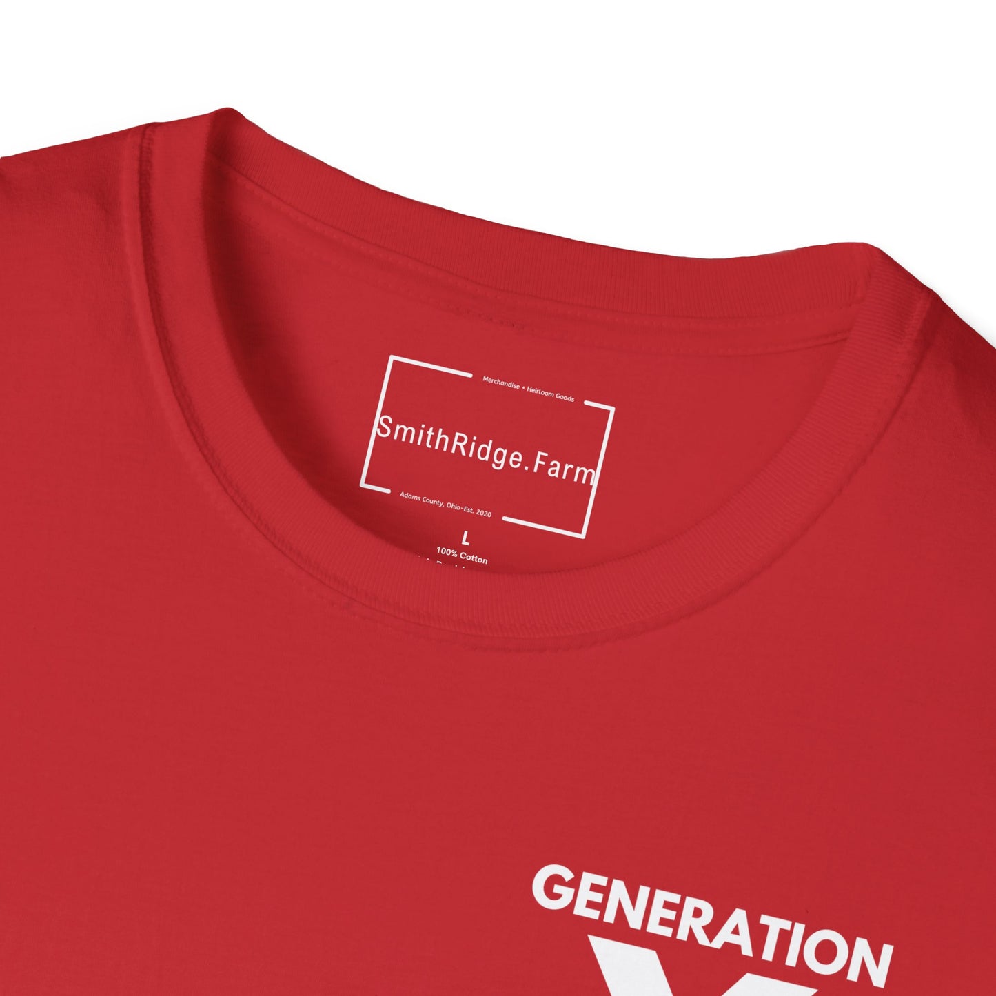GEN X, THE FAFO CREW, Est 1968. Cotton, Short Sleeve, Crew Neck Tee in Dark Colors.