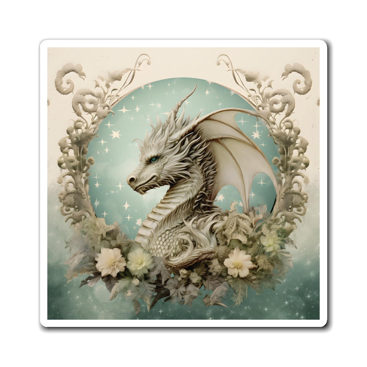 DRAGON LOVER, PROTECTIVE DRAGON. FULL MOON, MOON LOVER. Fast Holding Magnets
