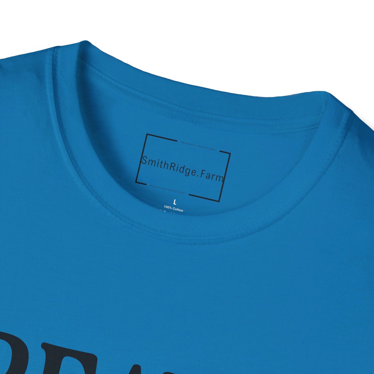 CREATED WITH A PURPOSE. Cotton, Short Sleeve, Crew Neck Tee.