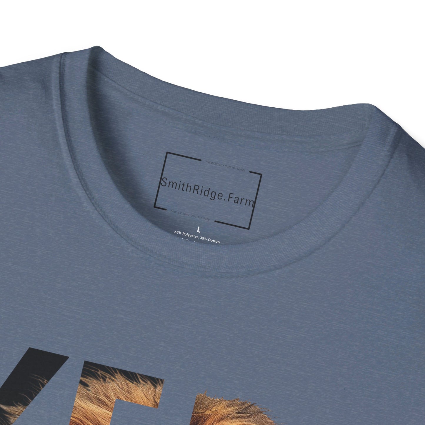 YESHUA, LION OF JUDAH. Cotton, Short Sleeve, Crew Neck Tee.