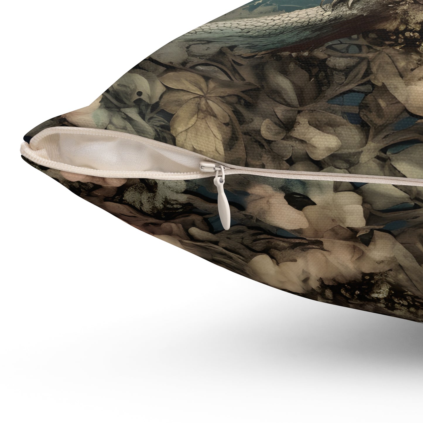 PROTECTIVE DRAGON, FULL MOON. MOON LOVER. DRAGON LOVER. Throw Pillow in Four Sizes.