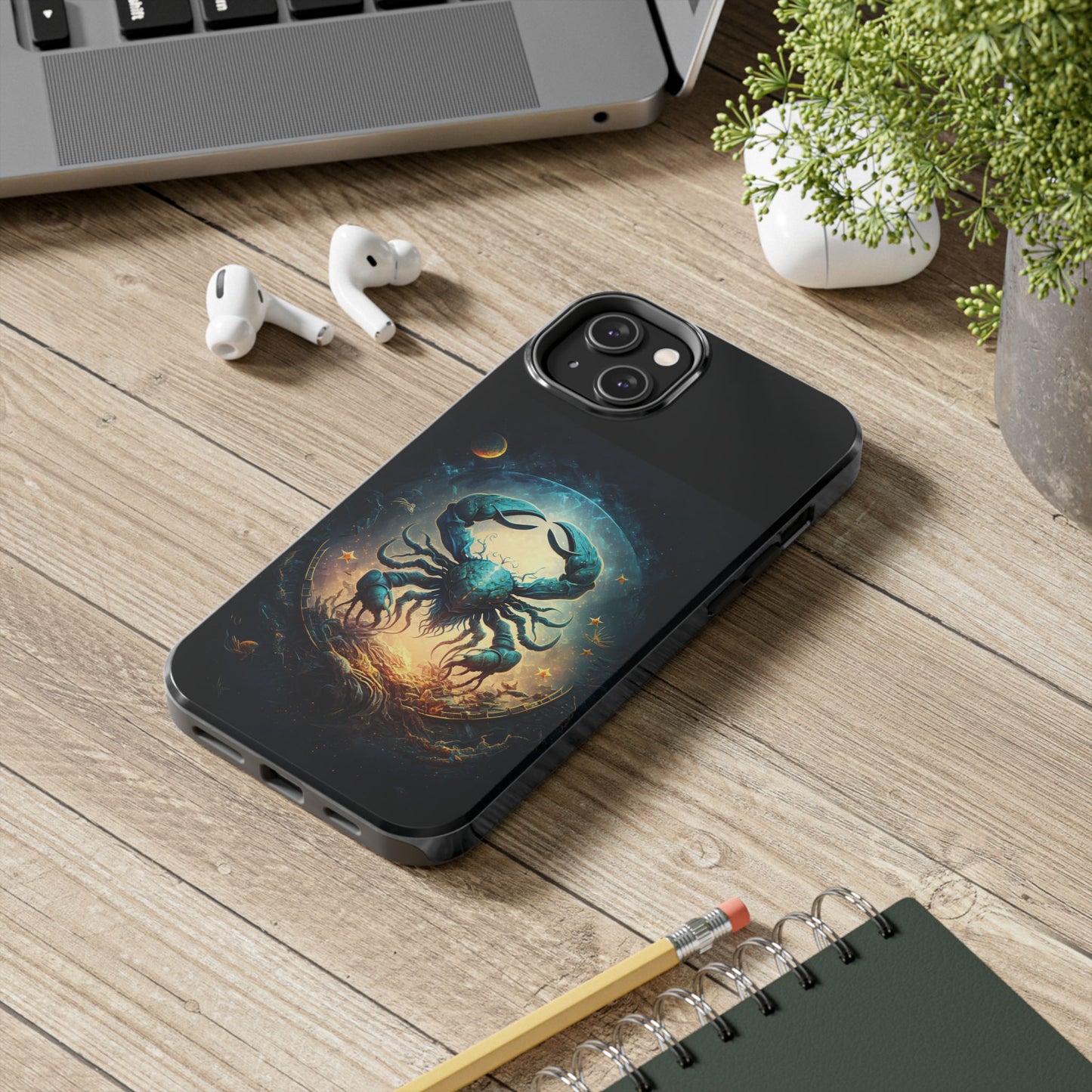 CANCER ZODIAC SIGN. CONSTELLATION LOVERS. Tough Phone Case.