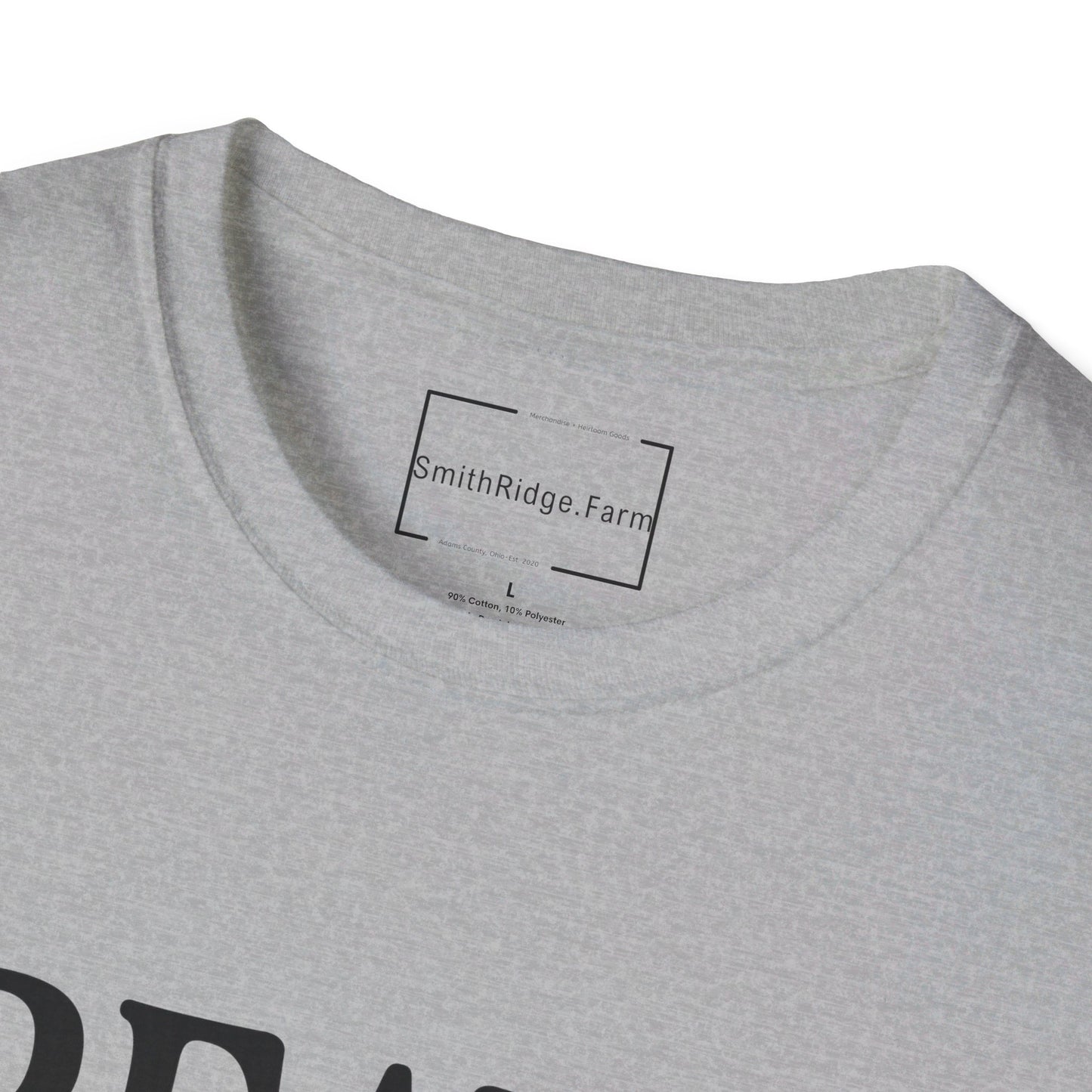 CREATED WITH A PURPOSE. Cotton, Short Sleeve, Crew Neck Tee.