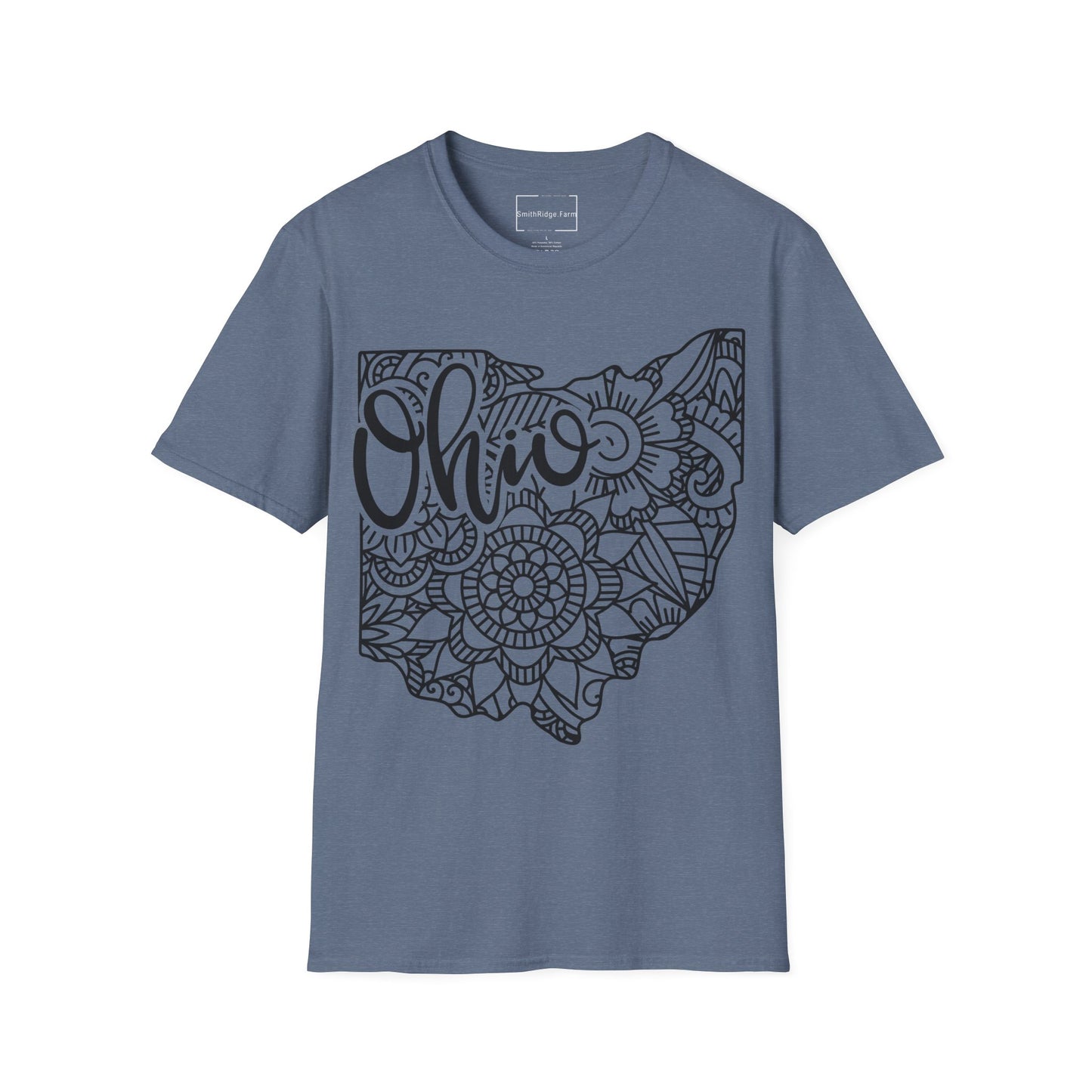 OHIO. Cotton, Short Sleeve, Crew Neck Tee.
