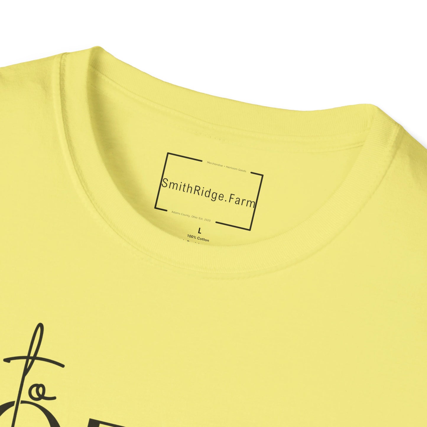 MADE TO WORSHIP PSALM 95:1. Cotton, Short Sleeve, Crew Neck Tee.
