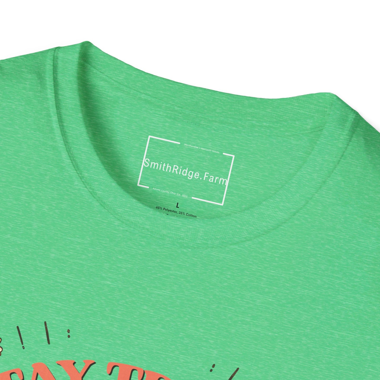 STAY TRIPPY LITTLE HIPPIE. Cotton, Short Sleeve, Crew Neck Tee.