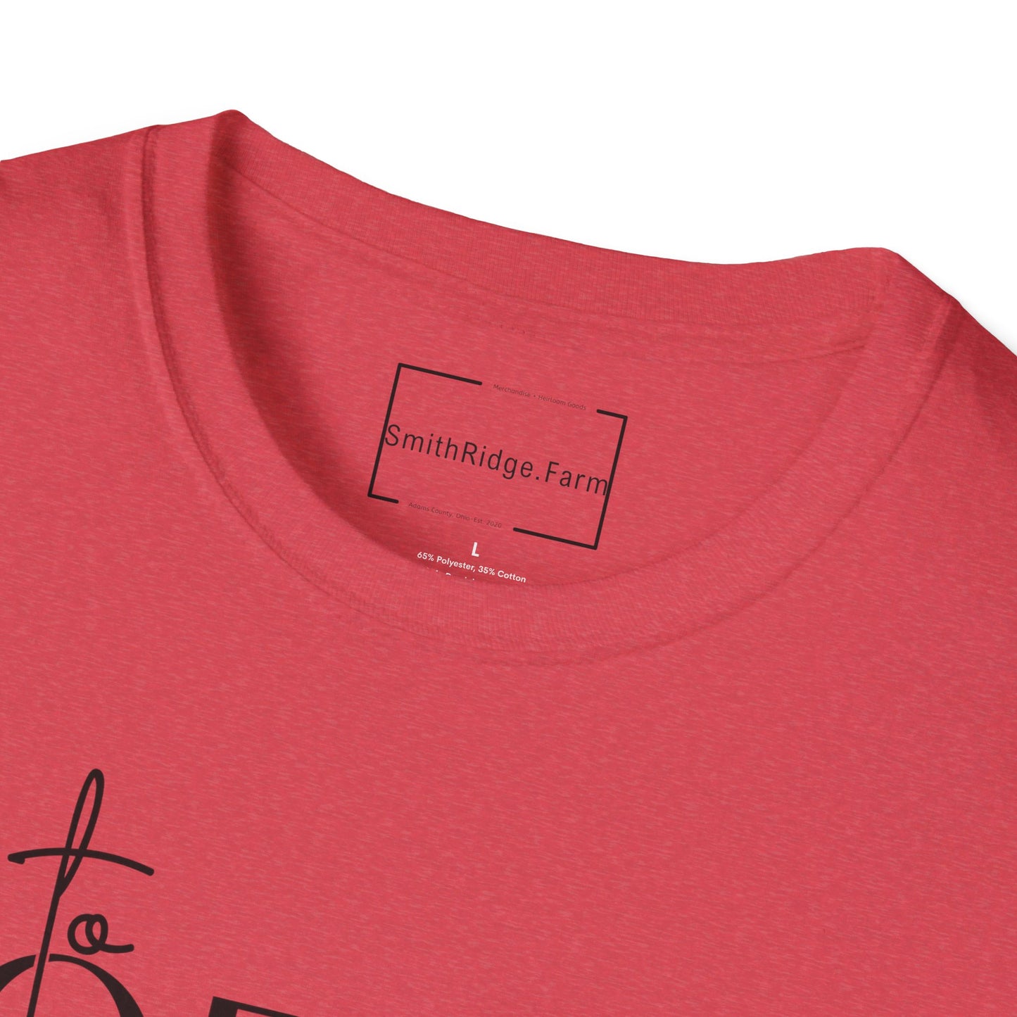 MADE TO WORSHIP PSALM 95:1. Cotton, Short Sleeve, Crew Neck Tee.