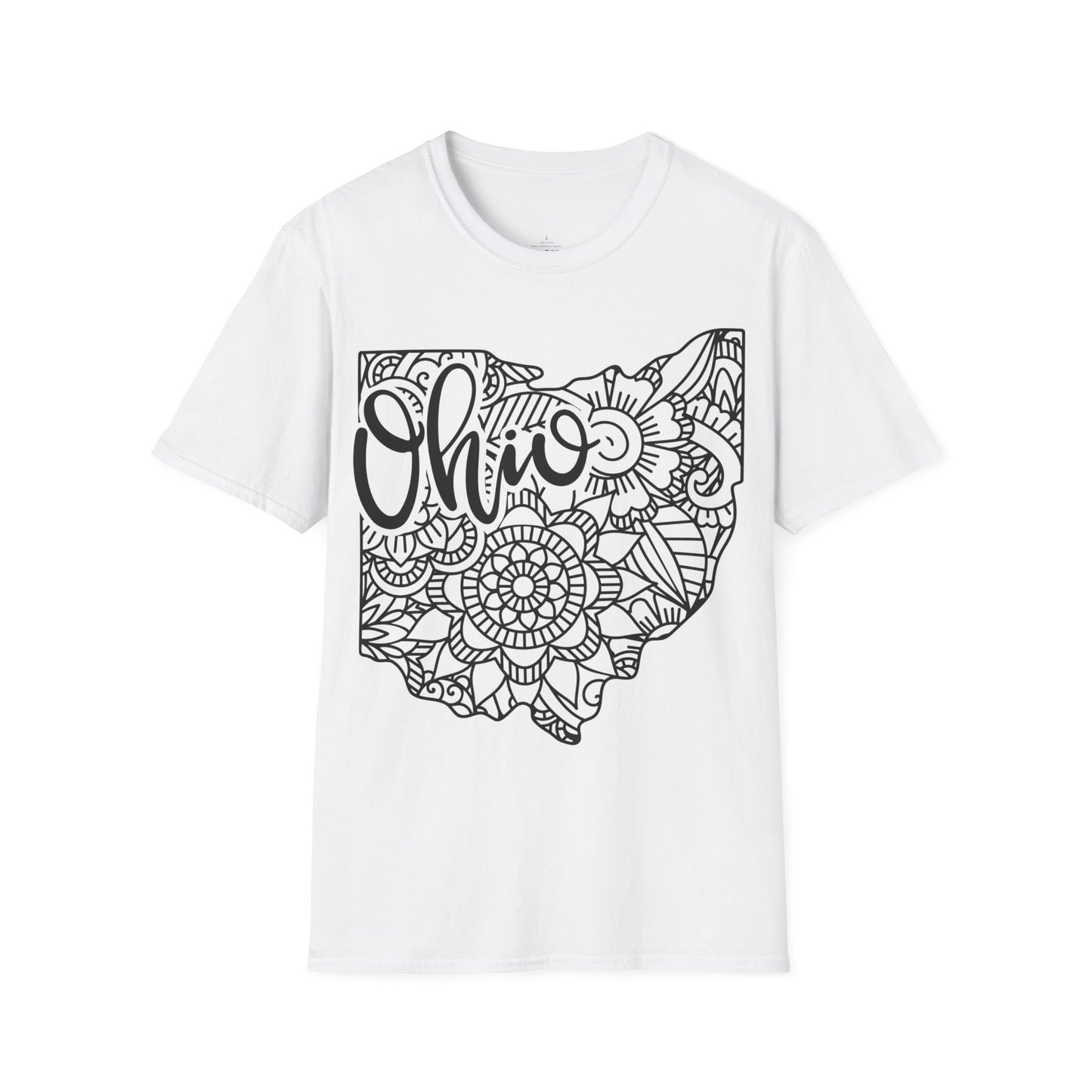 OHIO. Cotton, Short Sleeve, Crew Neck Tee.