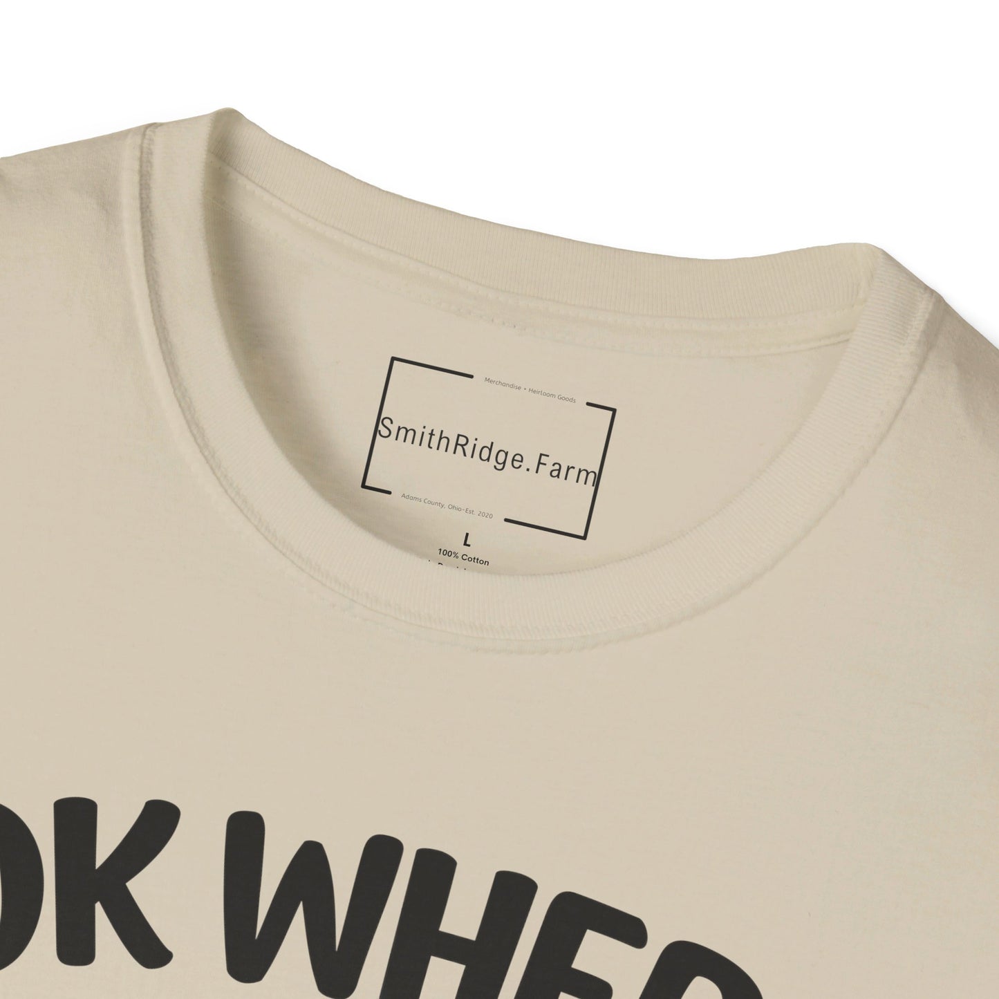 I DON'T KNOW WHERE YOU GOT YOUR OPINION, BUT I HOPE YOU KEPT THE RECEIPT. Cotton, Short Sleeve, Crew Neck Tee.