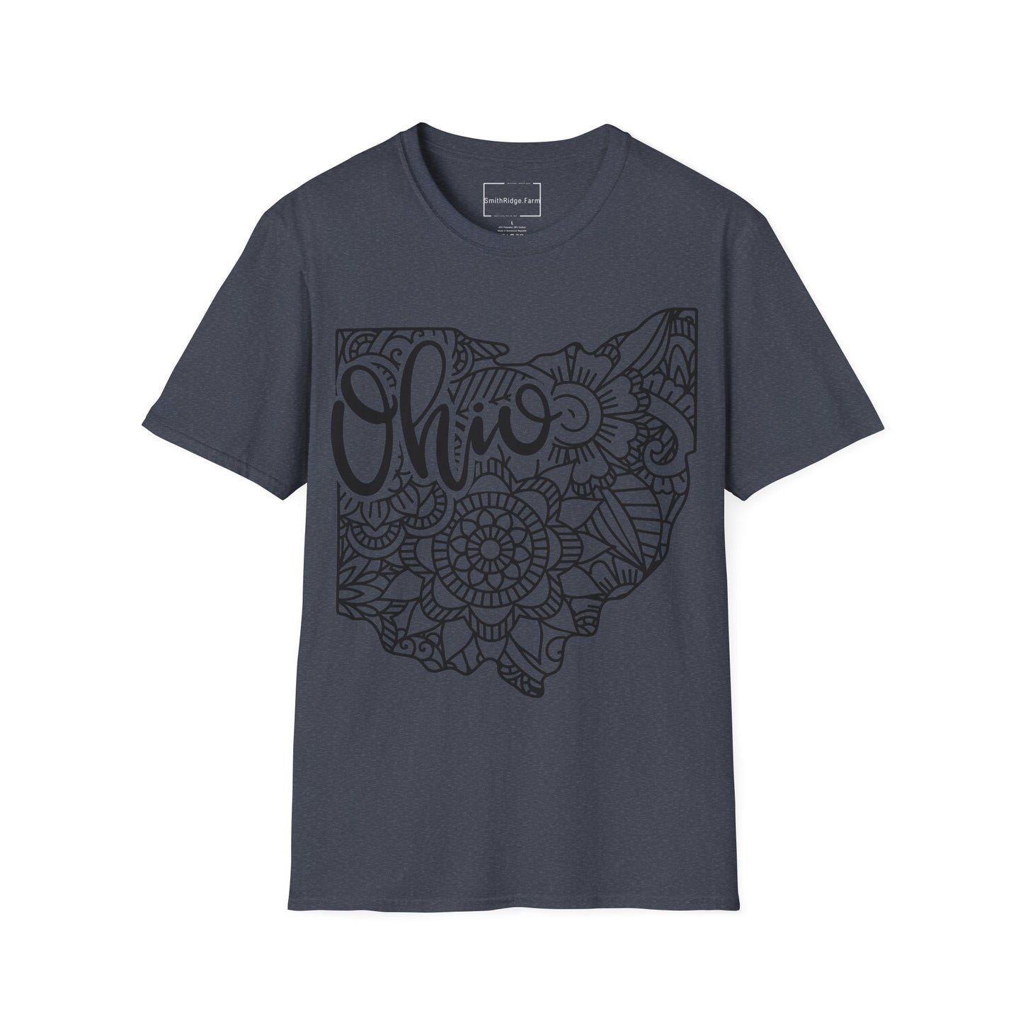 OHIO. Cotton, Short Sleeve, Crew Neck Tee.