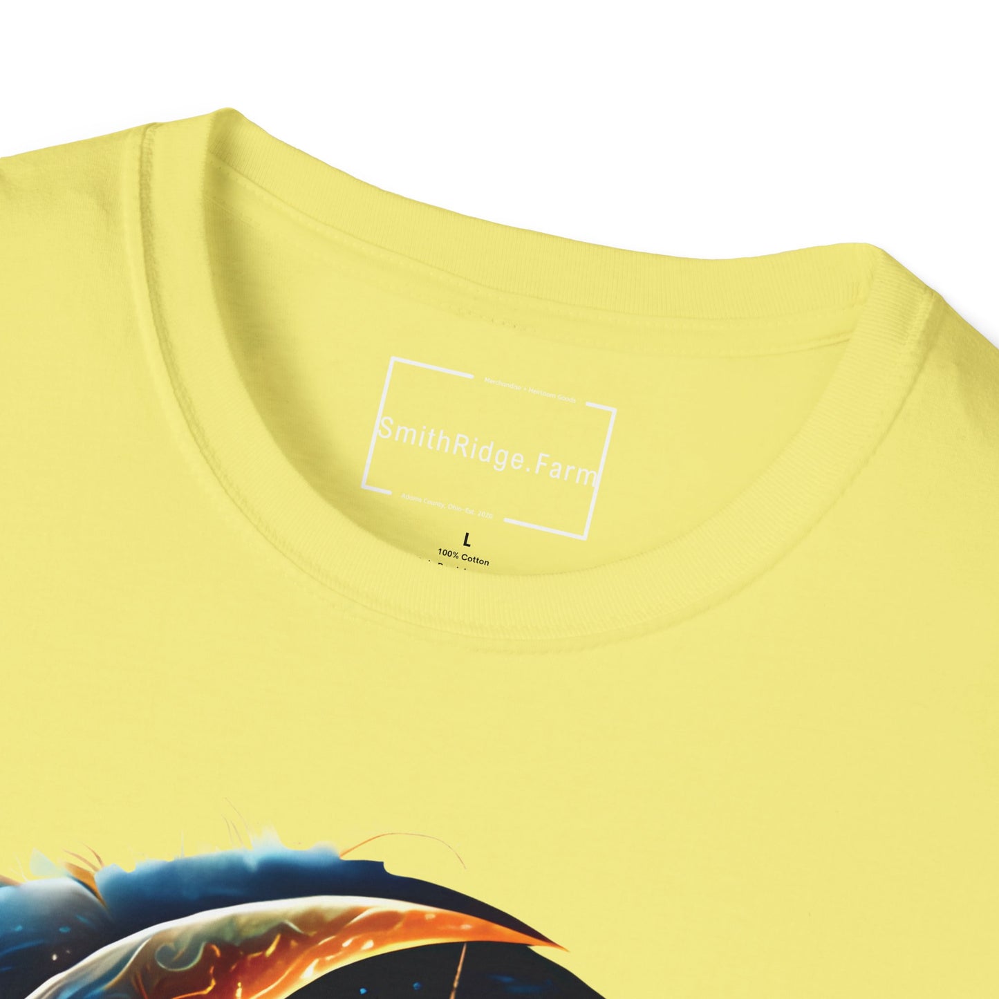 CELESTIAL, MYSTICAL MOON. Cotton, Short Sleeve, Crew Neck Tee