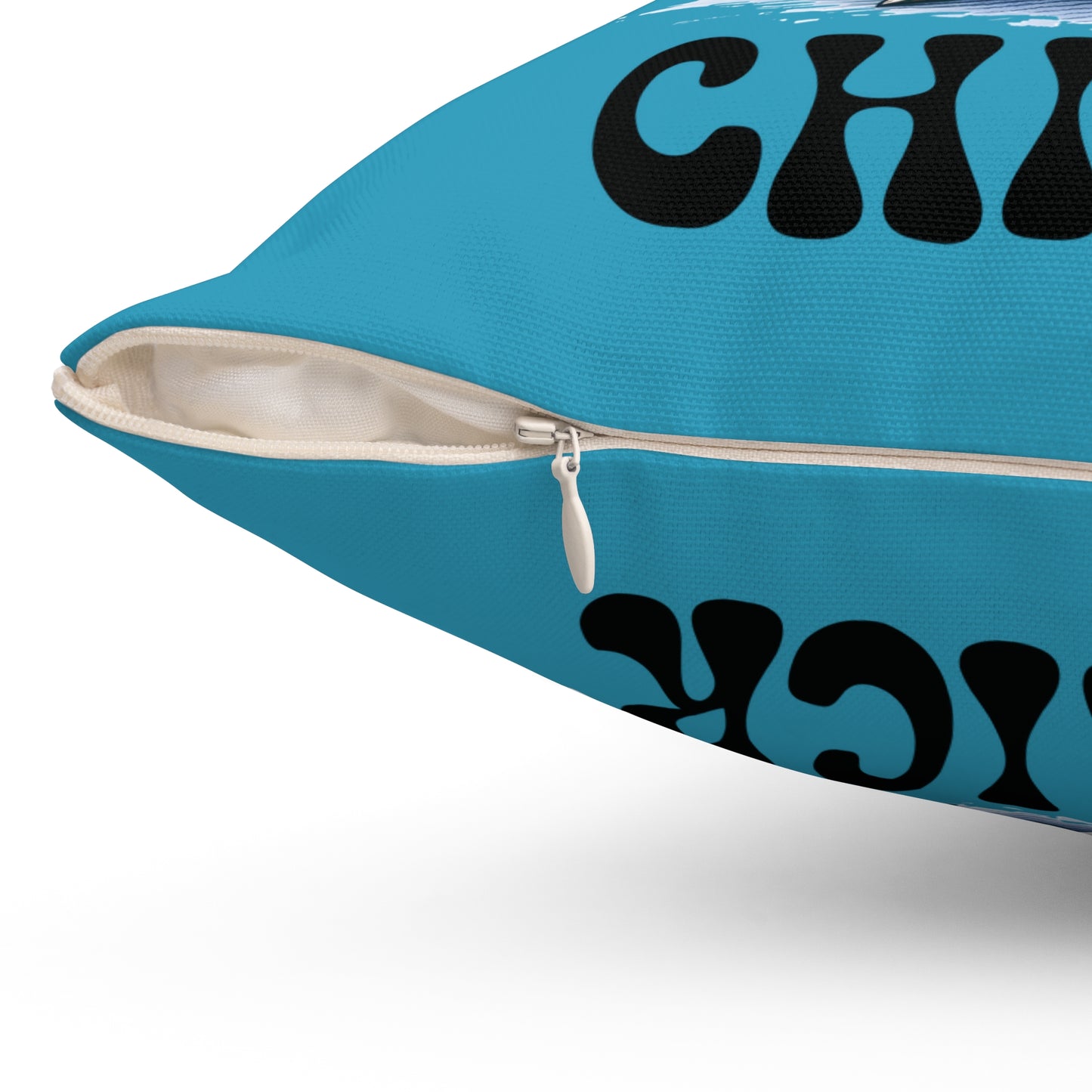 HIPPIE CHICK. Throw Pillow in Four Sizes.